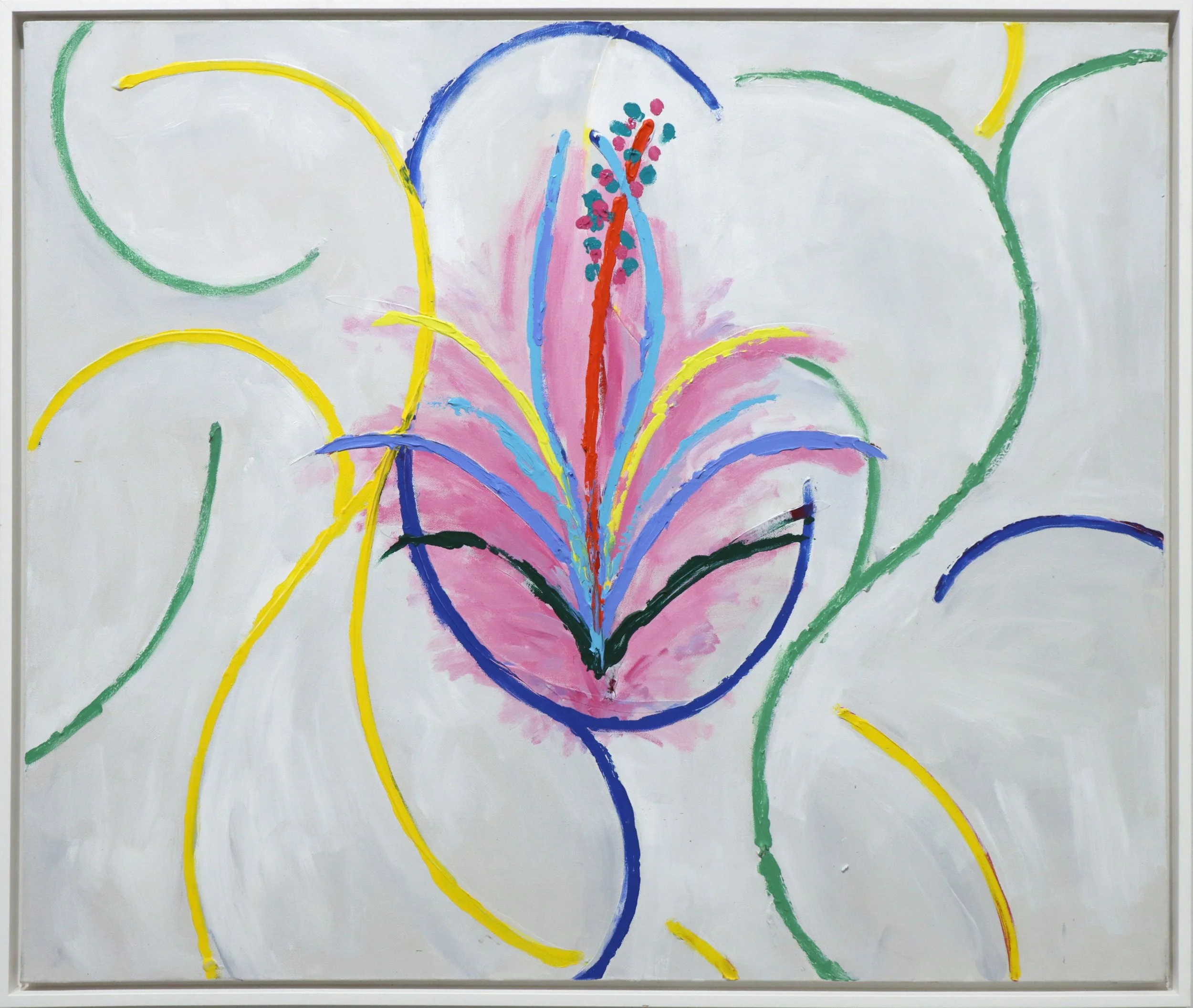 Canadian artist David Bolduc's acrylic painting entitled Winter East. circa 1970s measuring 29" x 35.5"