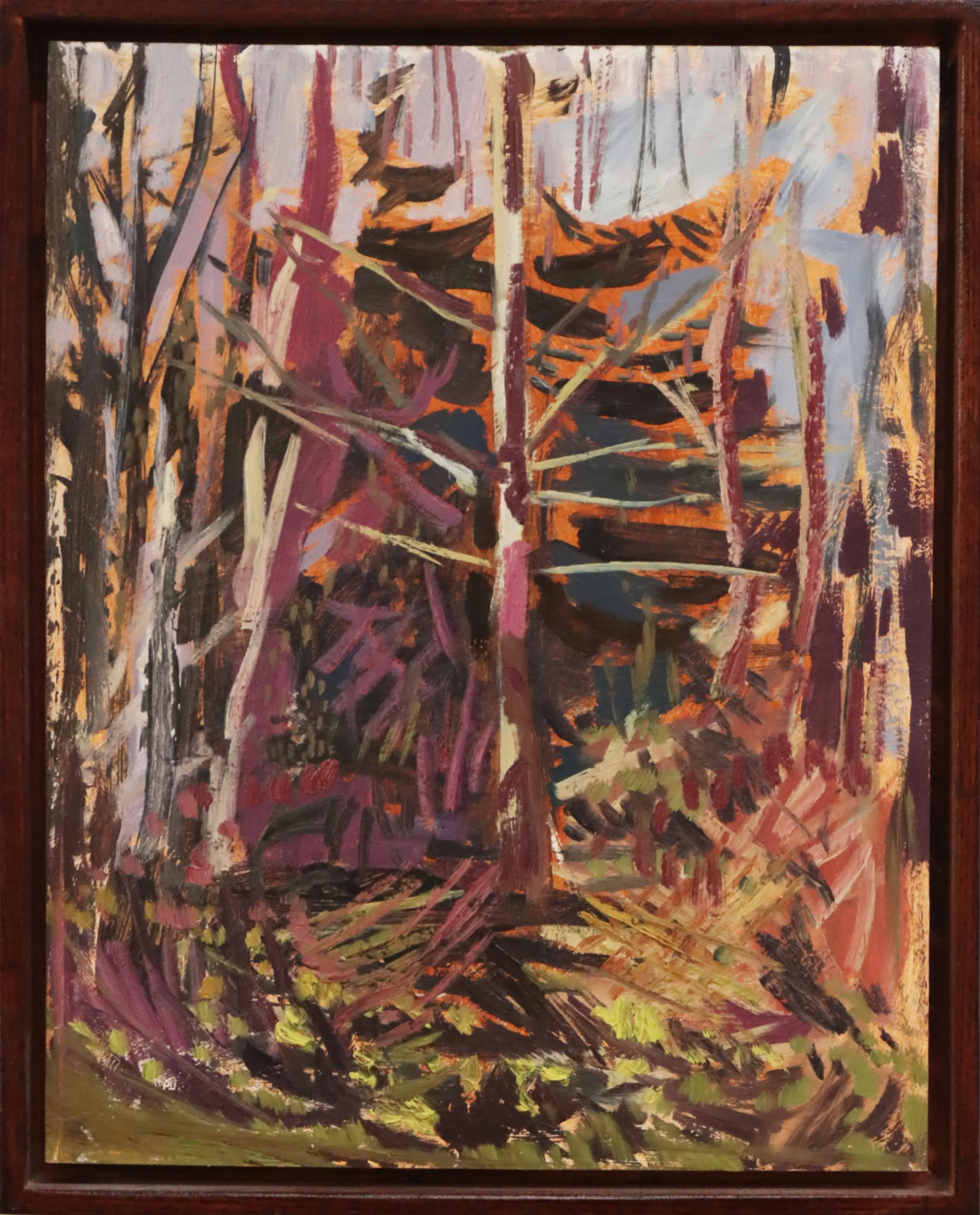 Byron Hodgins.
Untitled, 2017
acrylic on board
11" x 14"
