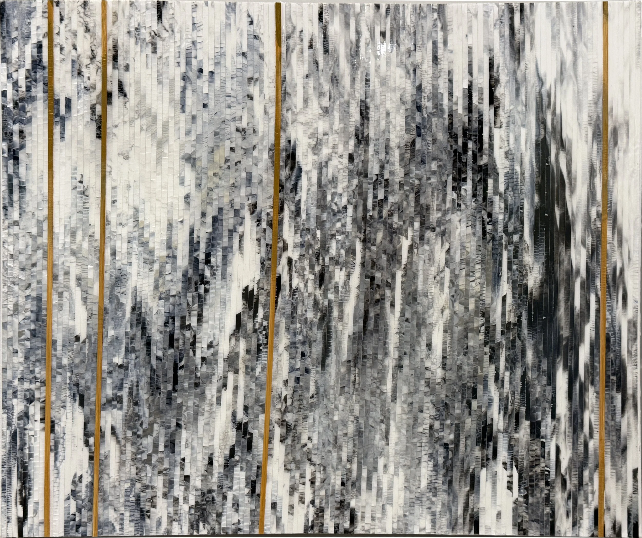 Brad Eyre.
Greyscale Construction, 2025
acrylic, styrene, resin on canvas
24" x 20"
$600