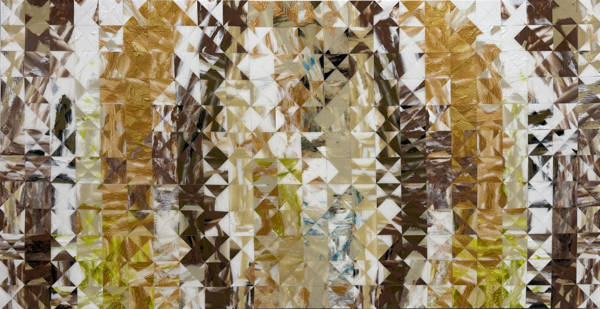 Brad Eyre.
Sand Flats Deconstruction, 2025
acrylic, styrene, resin on canvas 
48" x 24"
$2,000