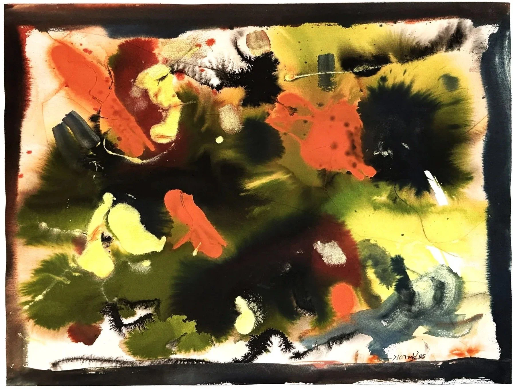 William Ronald.
Untitled, 1998
watercolour 
17.75" x 23.75"
$3,000