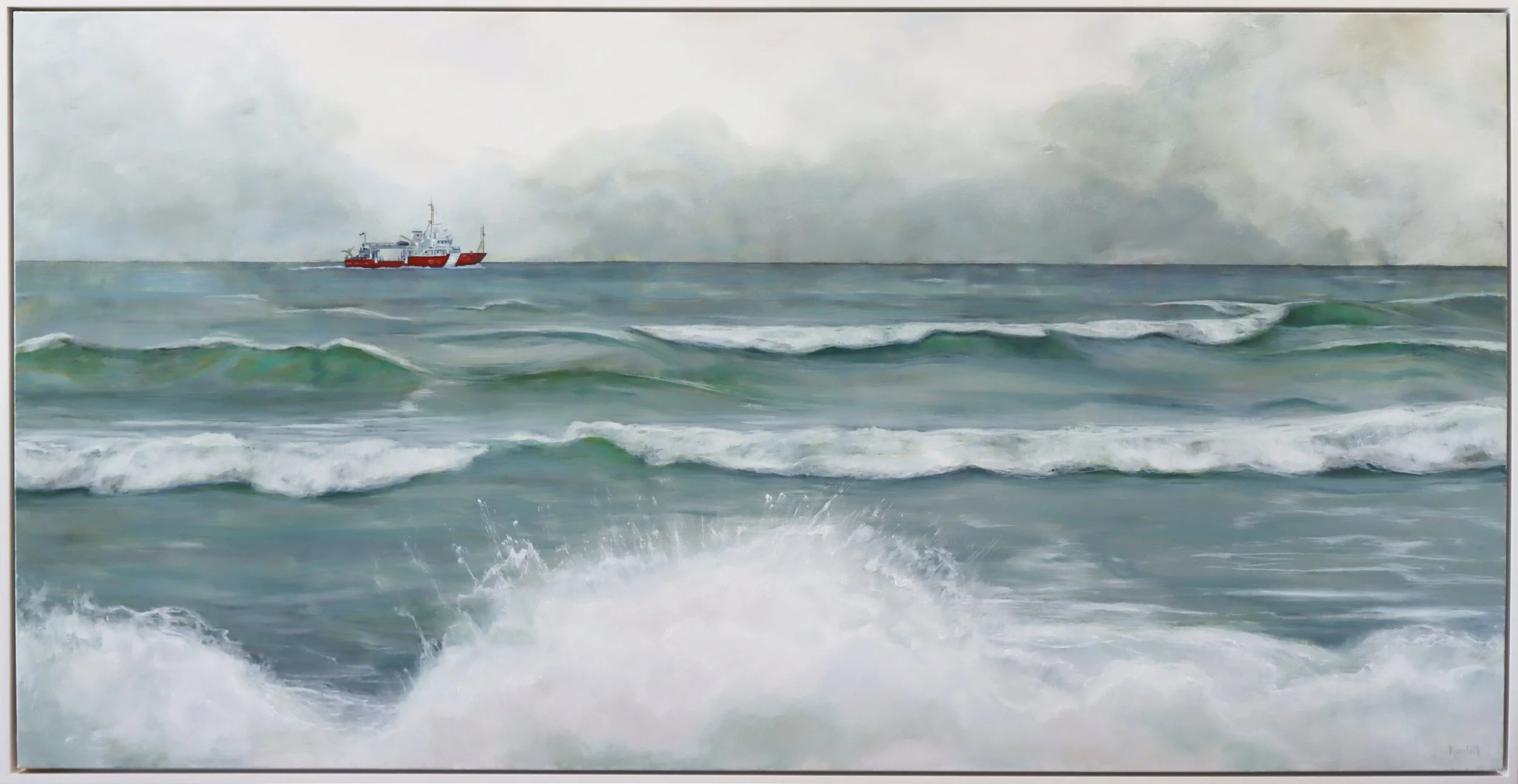 Karole Marois.
Stormy Weather, 2026
acrylic on canvas
36" x 72"
$5,400