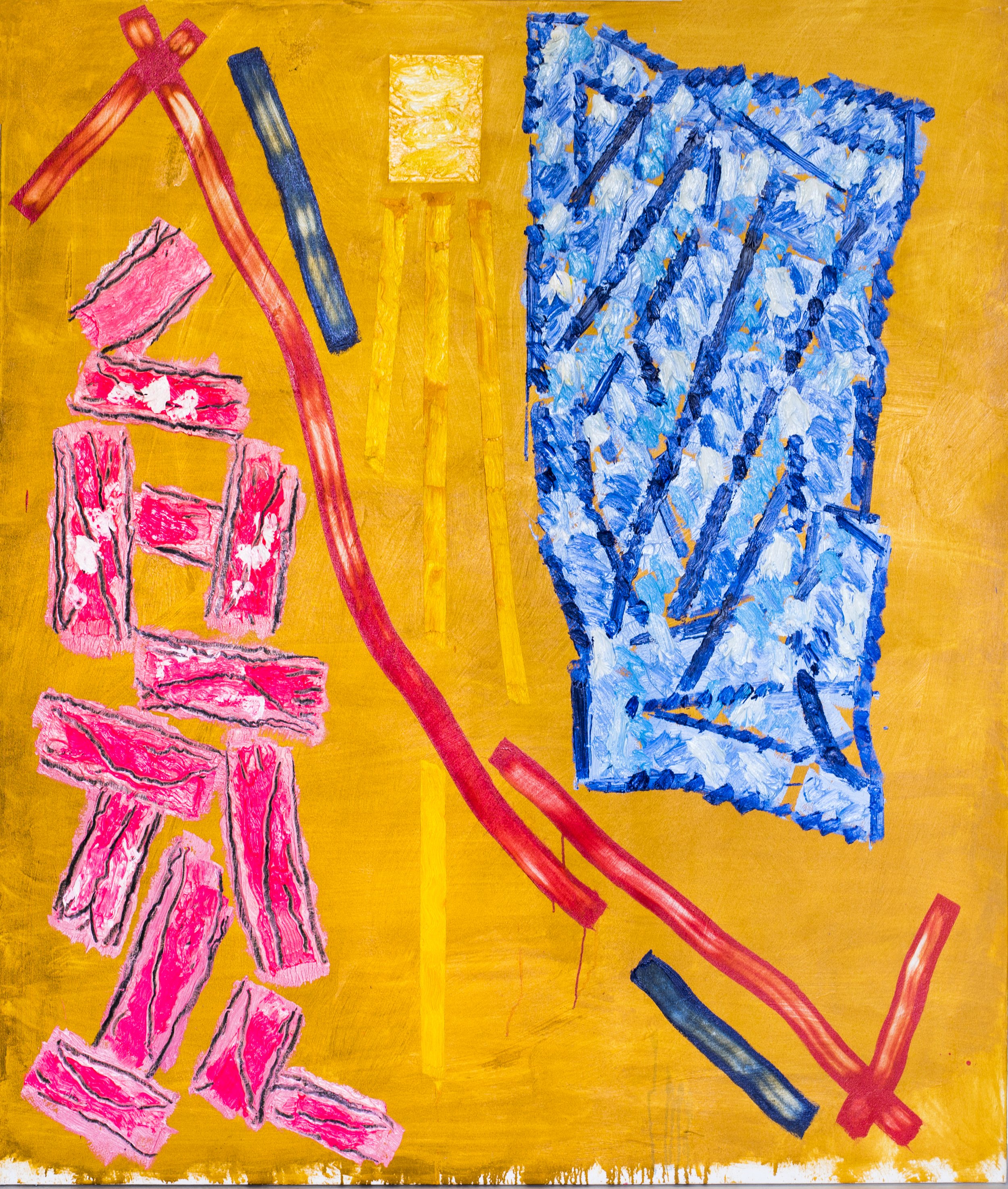 David Urban.
Viewer of the Blue Abstraction, 2015
acrylic on canvas stretched on plywood
84" x 72"
$60,000