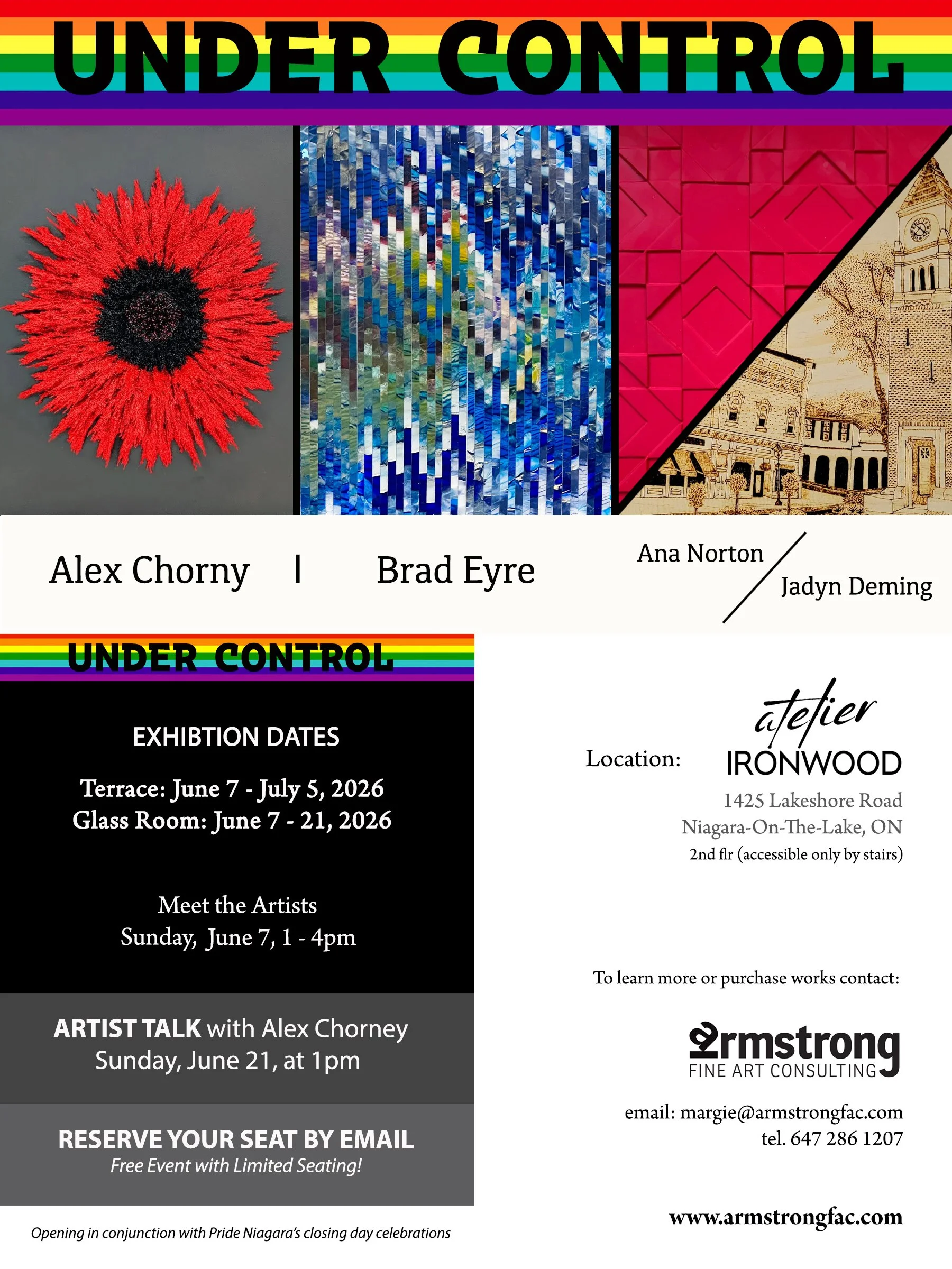 Under Control Exhibition Atelier Irionwood opening June 7th 2026