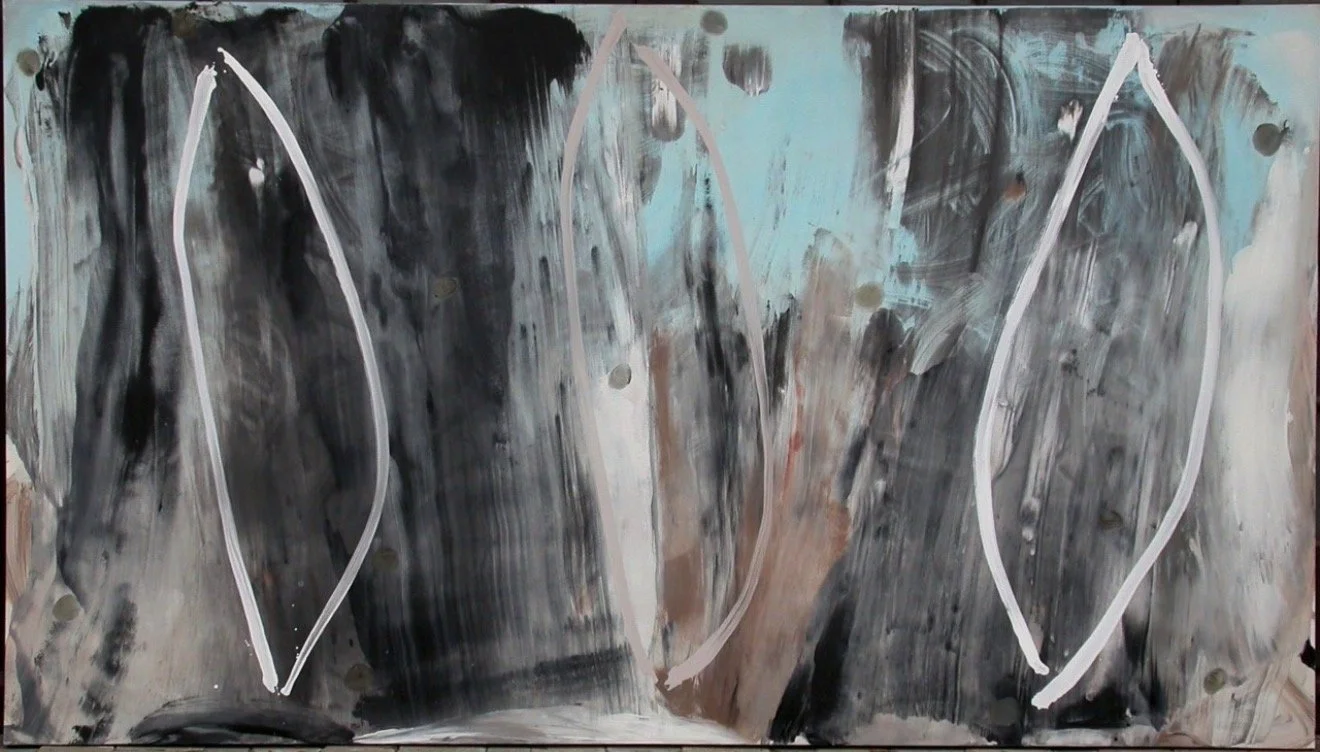 Ron Boaks.
The Mysterious Flux of Perception, n.d. acrylic on canvas
12" x 68"