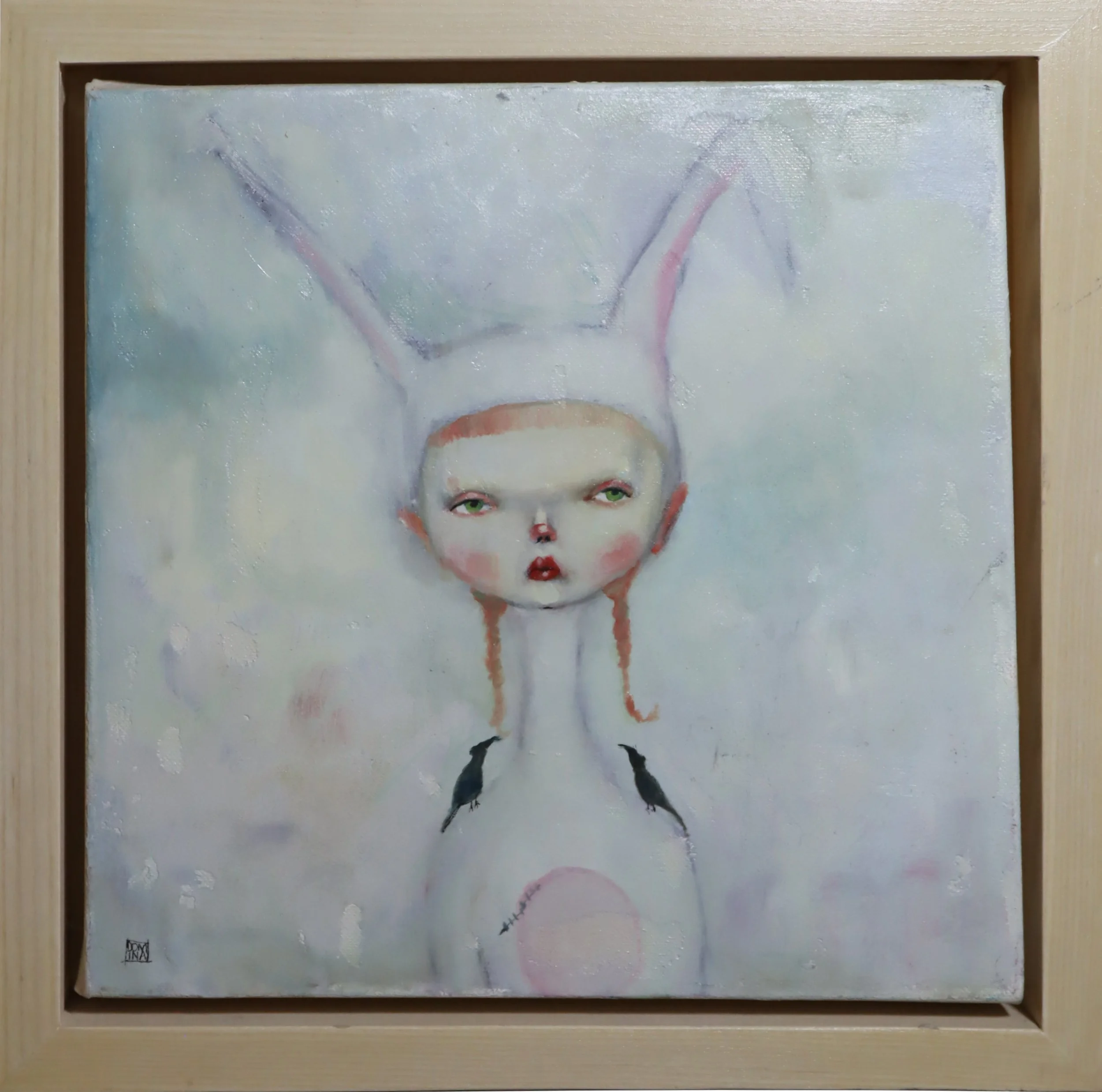 Kate Domina.
Untitled, n.d.
mixed media on canvas
12" x 12"