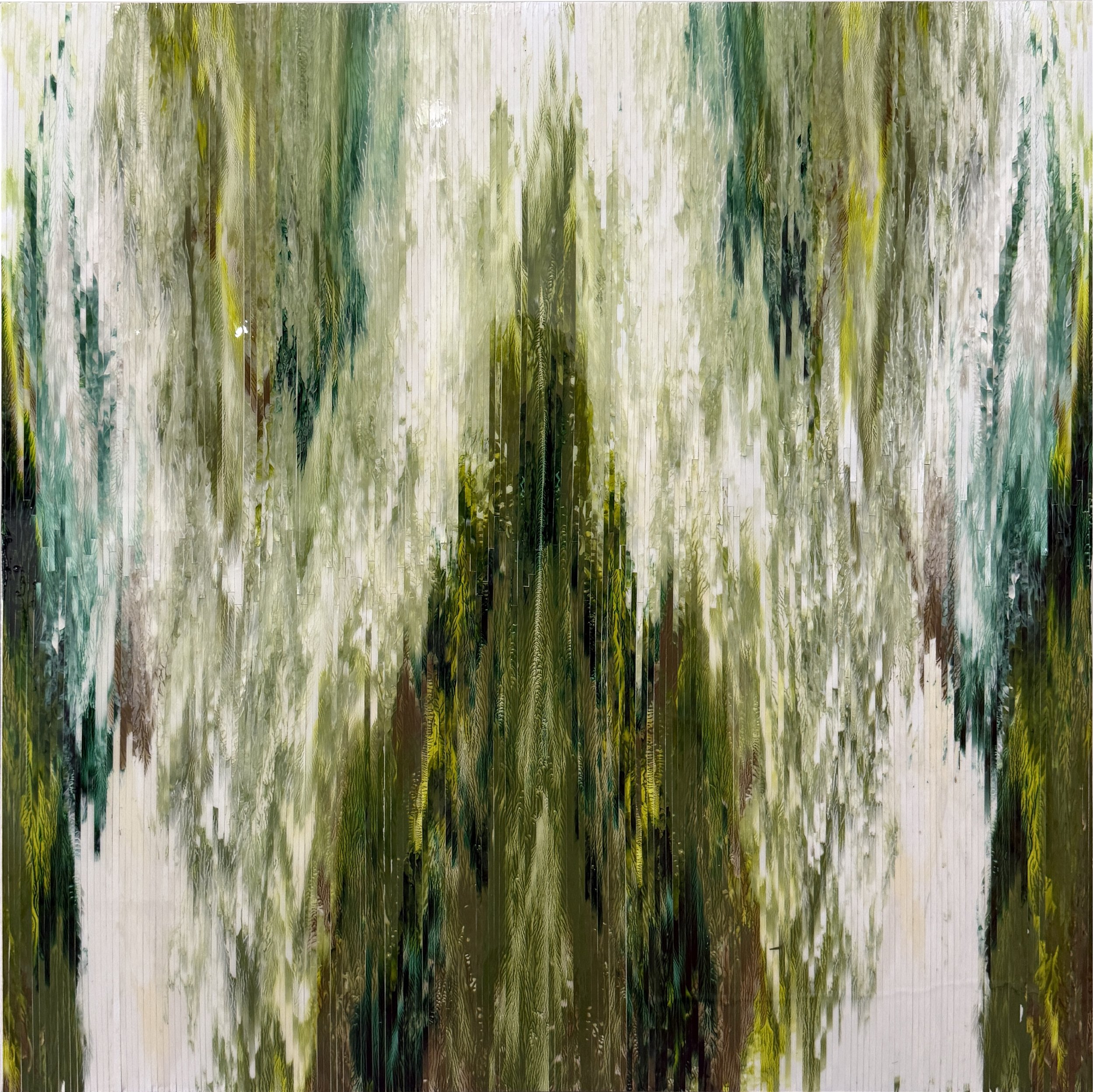 Brad Eyre.
Faroe Islands Construction, 2024
acrylic, styrene, resin on canvas
36" x 36"
$2,000