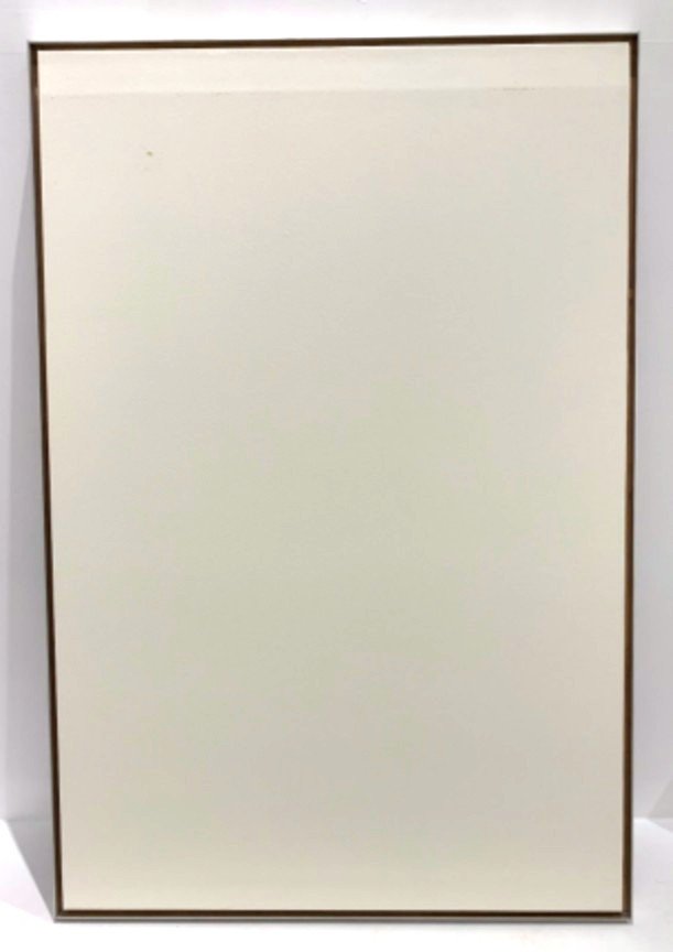 Ron Martin.
The Radiating Light of Downey Grey #14, Oct. 1993
Drywall mounted on 1/2" Birch Plywood Inset Liner and Aluminum Frame 
32" x 48"