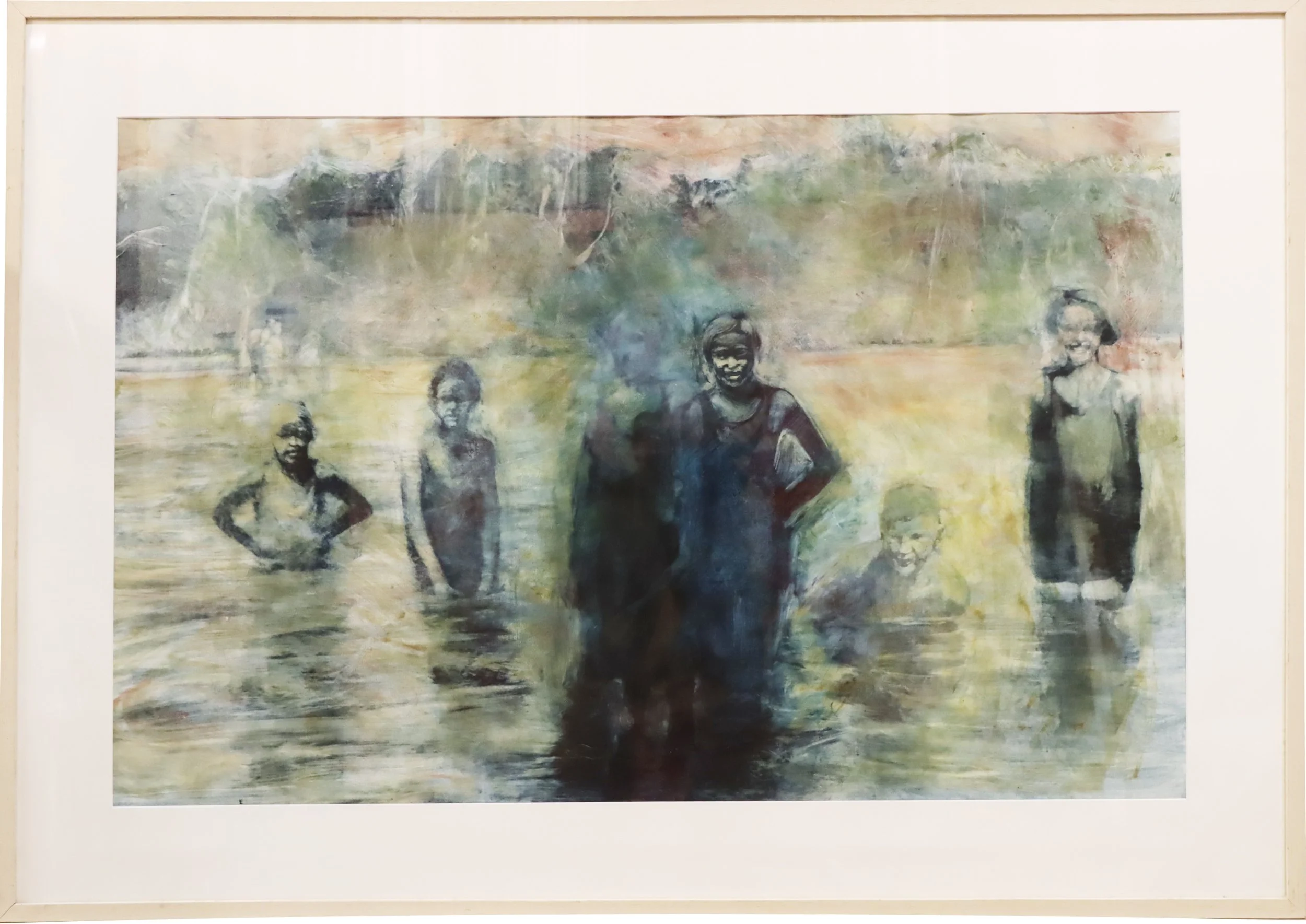 Eva McCauley.
Tempamo Pesidue II, n.d.
monoprint
27" x 42"