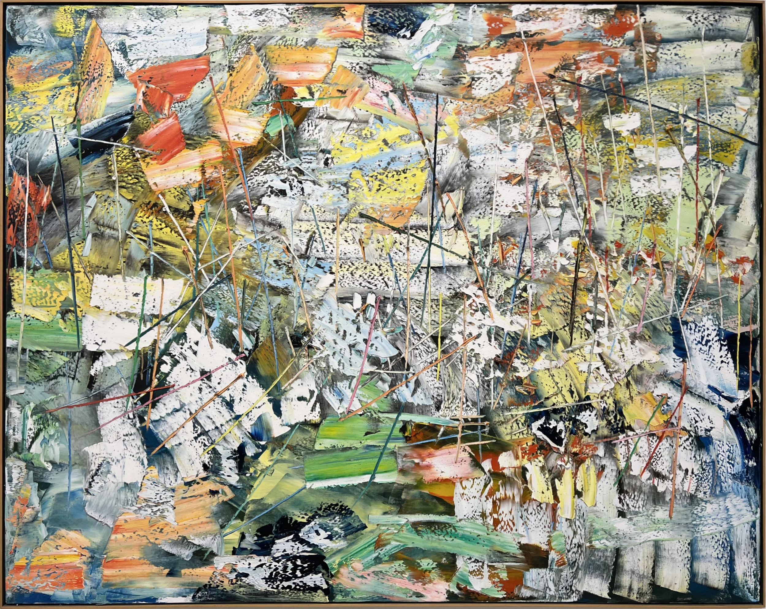 Michael Adamson.
What We Now Know, 2011
oil on canvas
96" x 76" 
$35,000