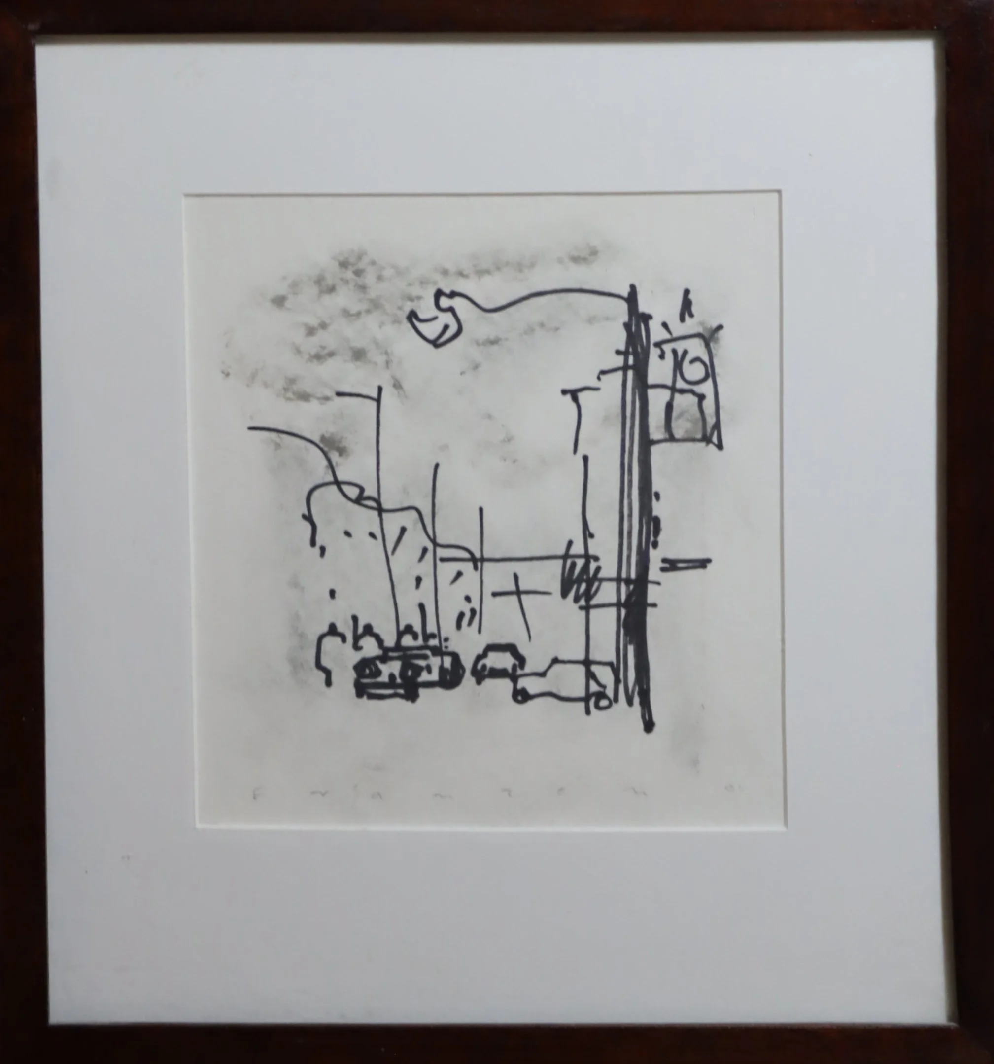 Fred Franzen.
Untitled, n.d.
drawing 
7" x 7.75"