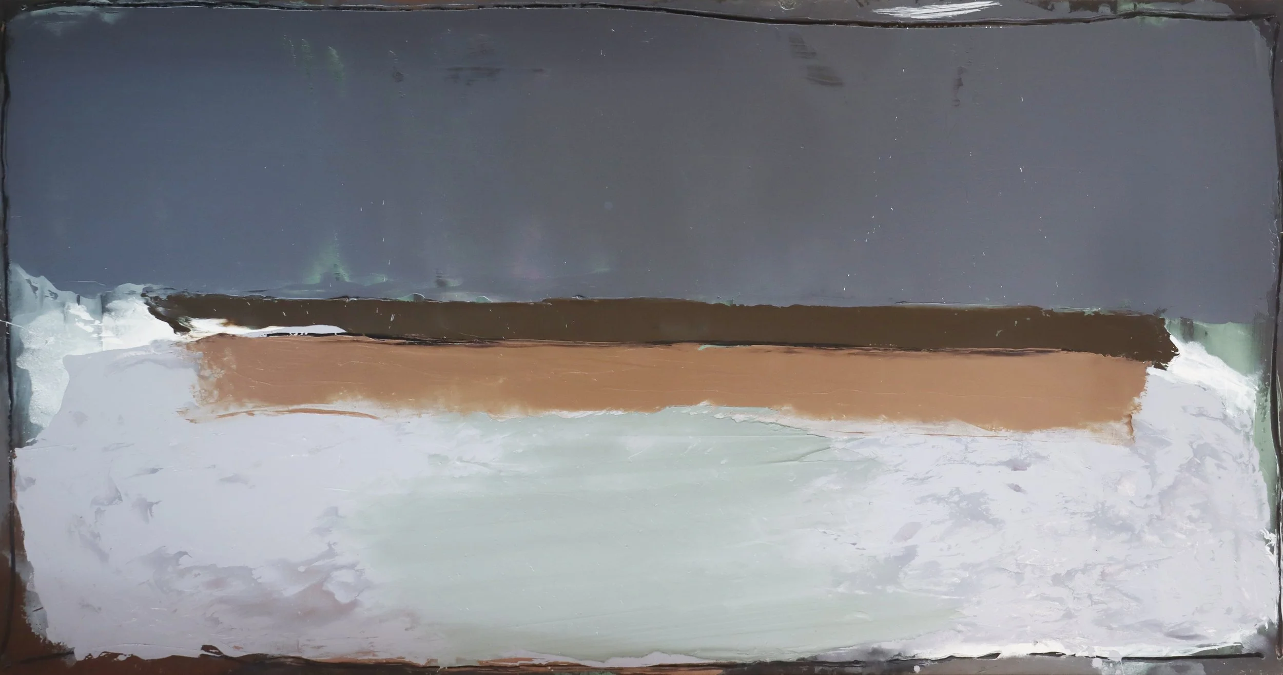 Large acrylic painting by Canadian Abstract artist Ronald Boaks