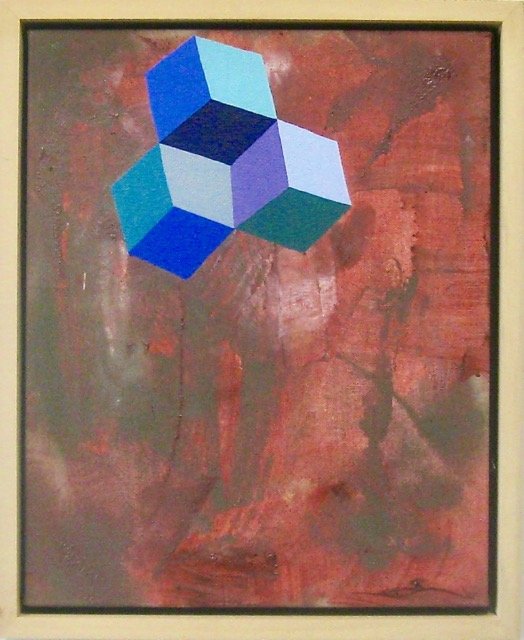 Ann Clarke.
Cubal Fall, 2009
acrylic on canvas
20" x 16"
$3,200