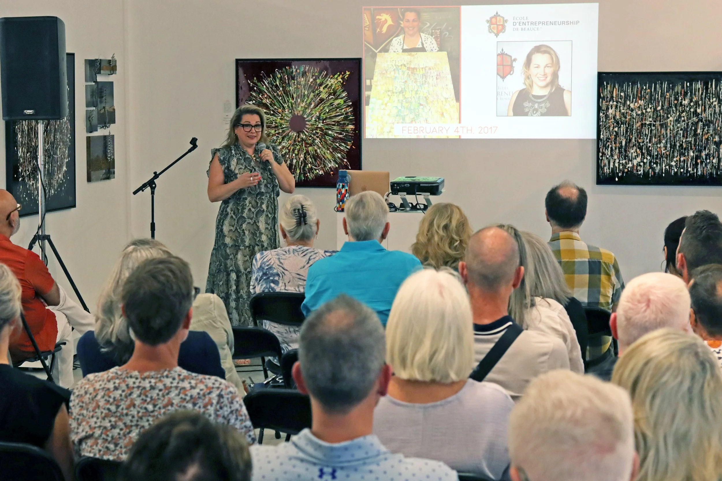 An artist talk with Canadian artist ARO from Quebec