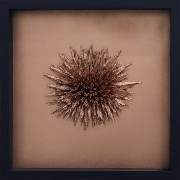Alex Chorny.
Untitled, 2024 (24-036)
magnetized mixed media on wood panel
19.75" x 19.75"
$2,000