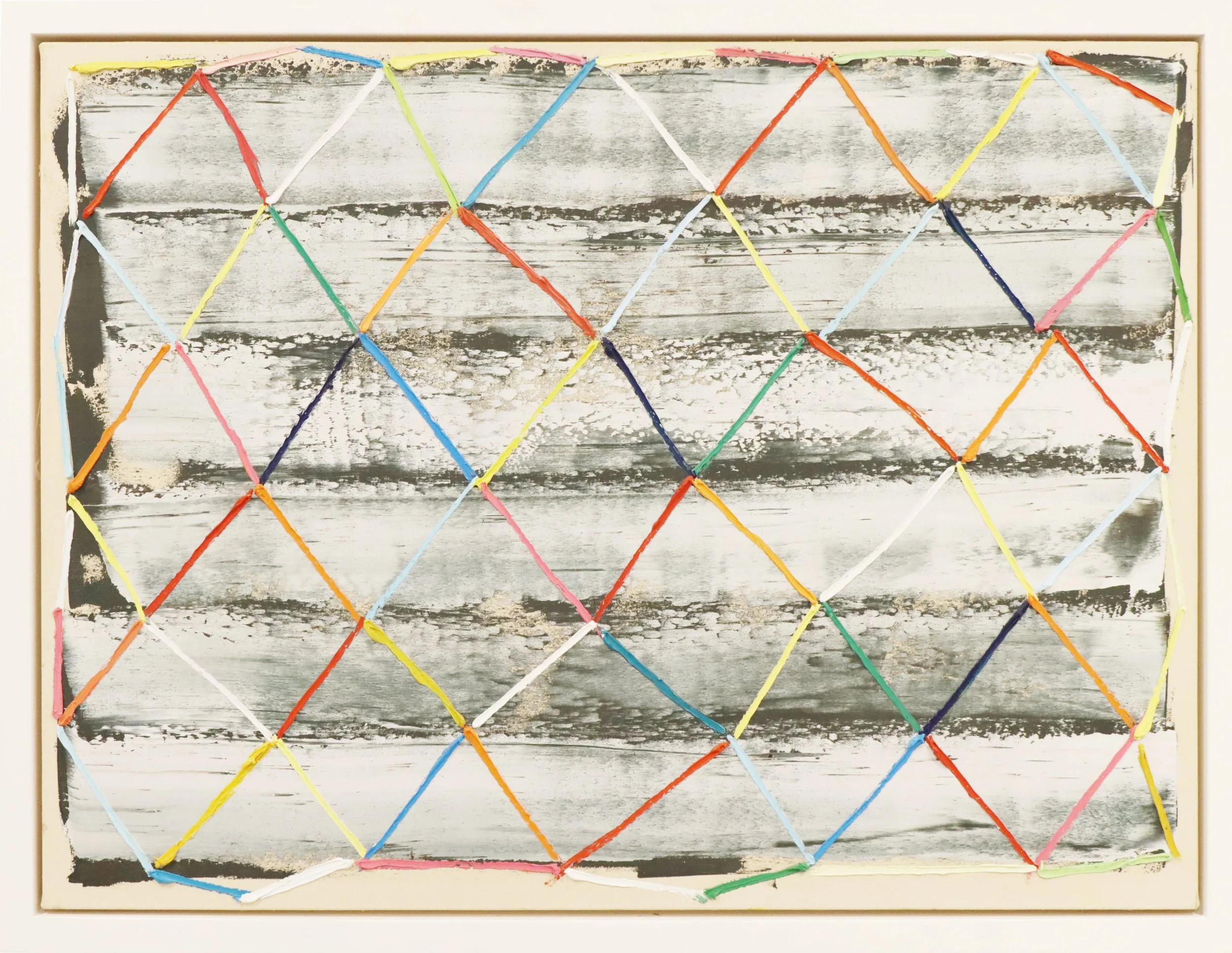 Michael Adamson. 
Link Up, 2015 
oil on canvas 
40" x 52" 