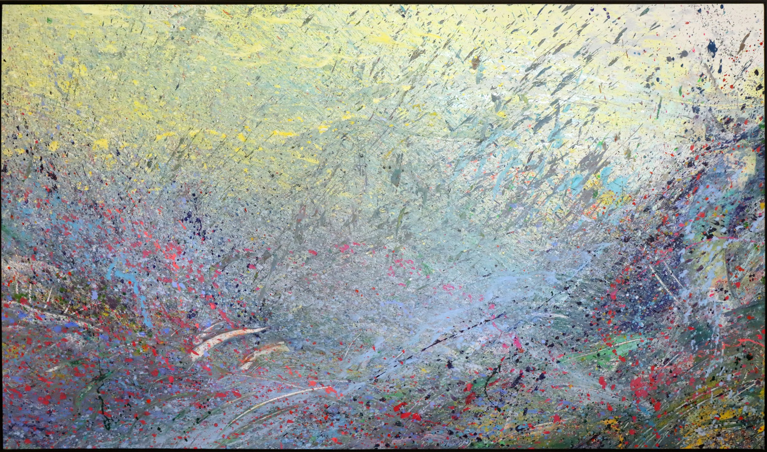 Peter Triantos.
Napa Valley Series
acrylic on canvas
83" x 144"