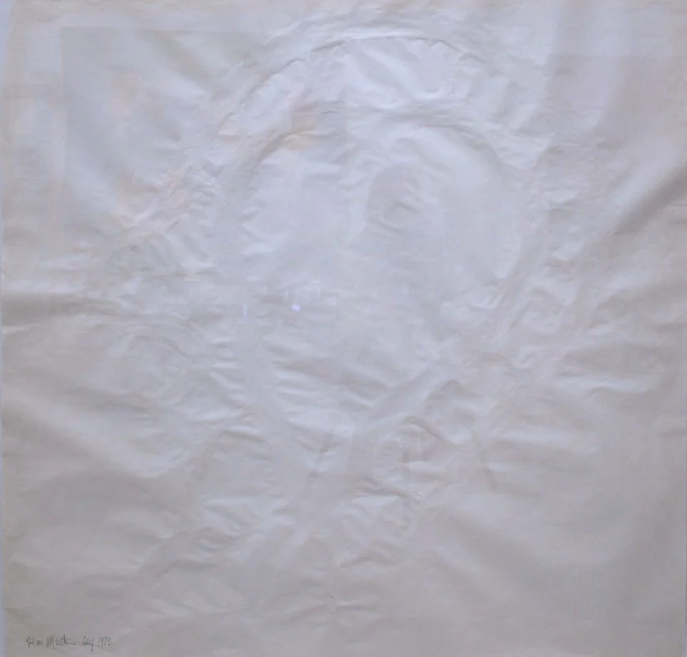 Ron Martin.
Water on paper, 1973
Framed under glass
49" x 49"
