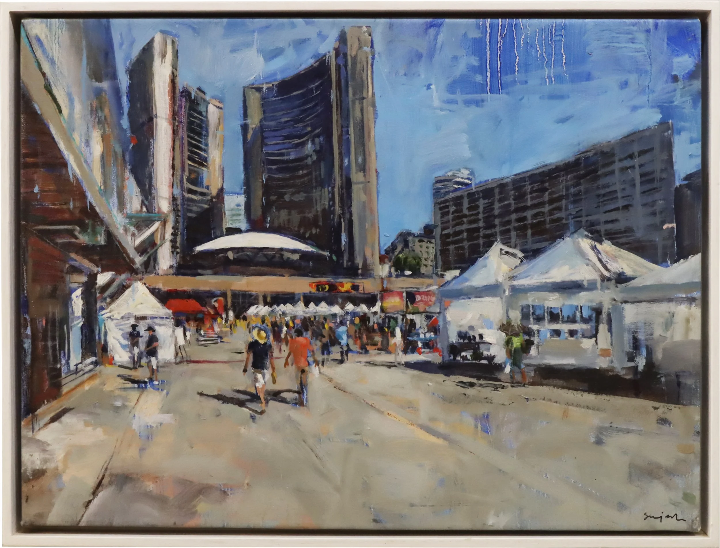 Sugesh Chitty.
Toronto Outdoor Art Fest, 2019
acrylic on canvas
18" x 24"