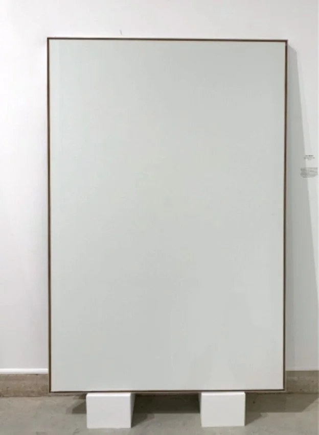 Ron Martin.
New Need #18, Nov/Dec. 1993
Drywall mounted on 1/2" Birch Plywood Inset Liner and Aluminum Frame 
72" x 48"