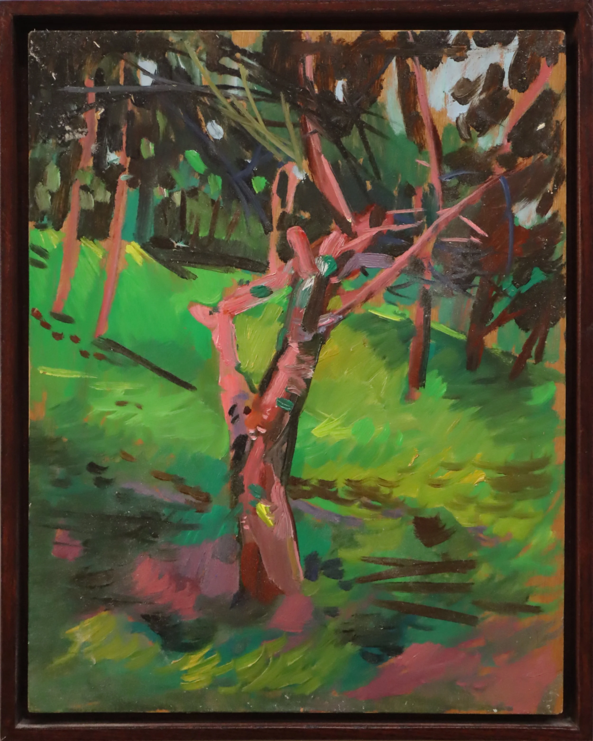 Byron Hodgins.
High Park Off Season Cherry Blossom Tree, 2018
acrylic on board
11" x 14"