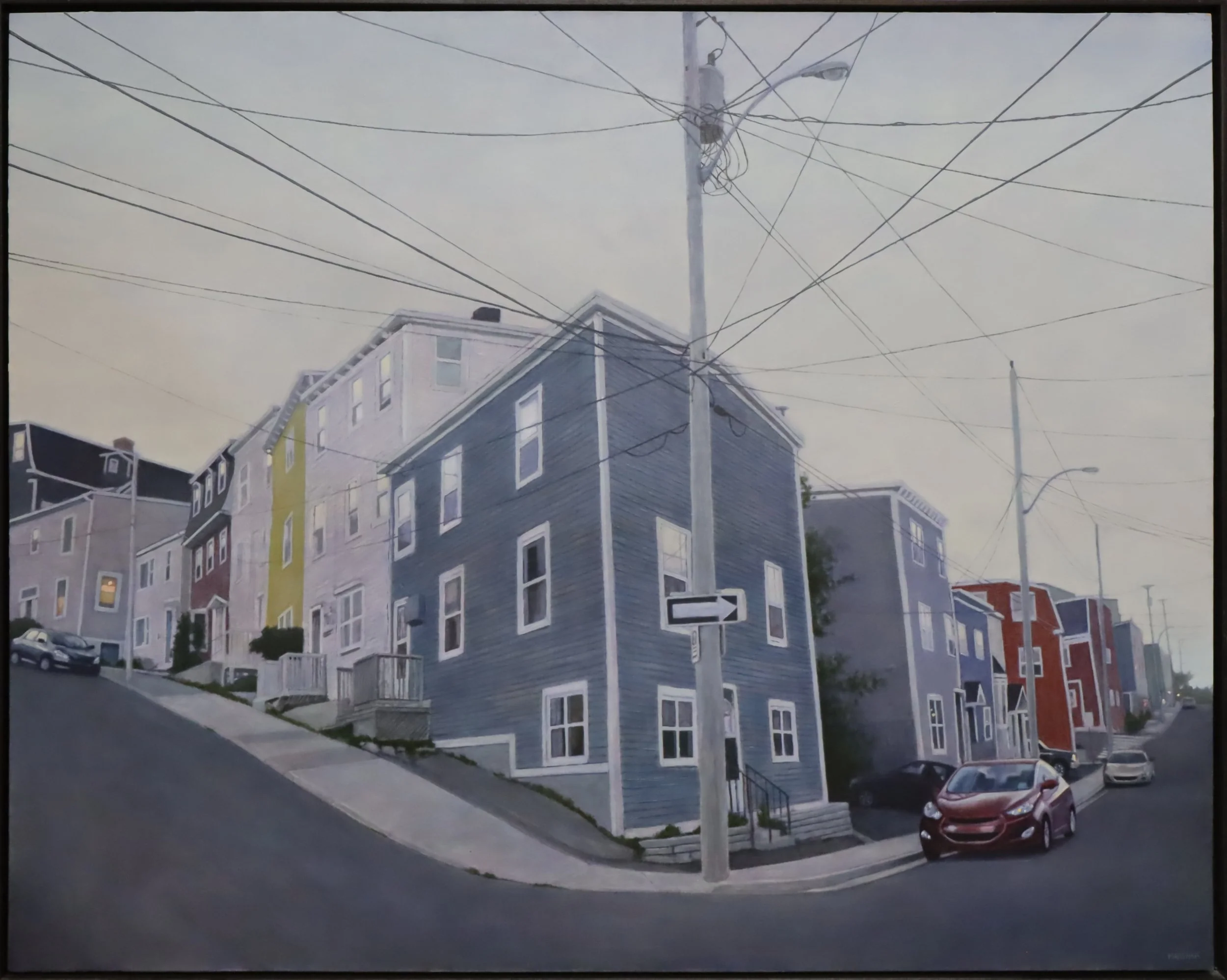 David Marshar.
Untitled, 2013
oil on board
48" x 60"