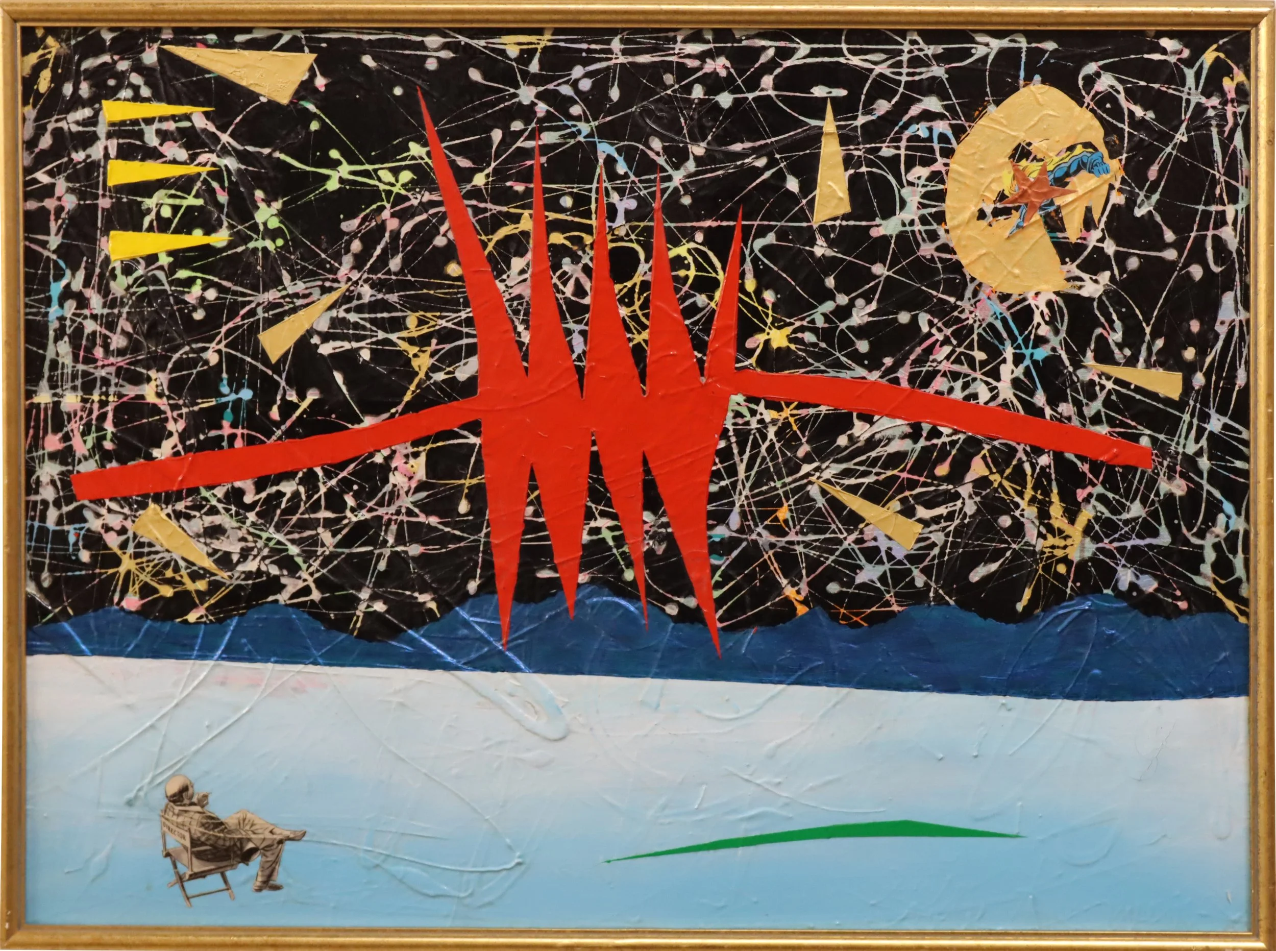 Bobbie K Owens.
Nine to Five, 1994
mixed media
21.5" x 30"
