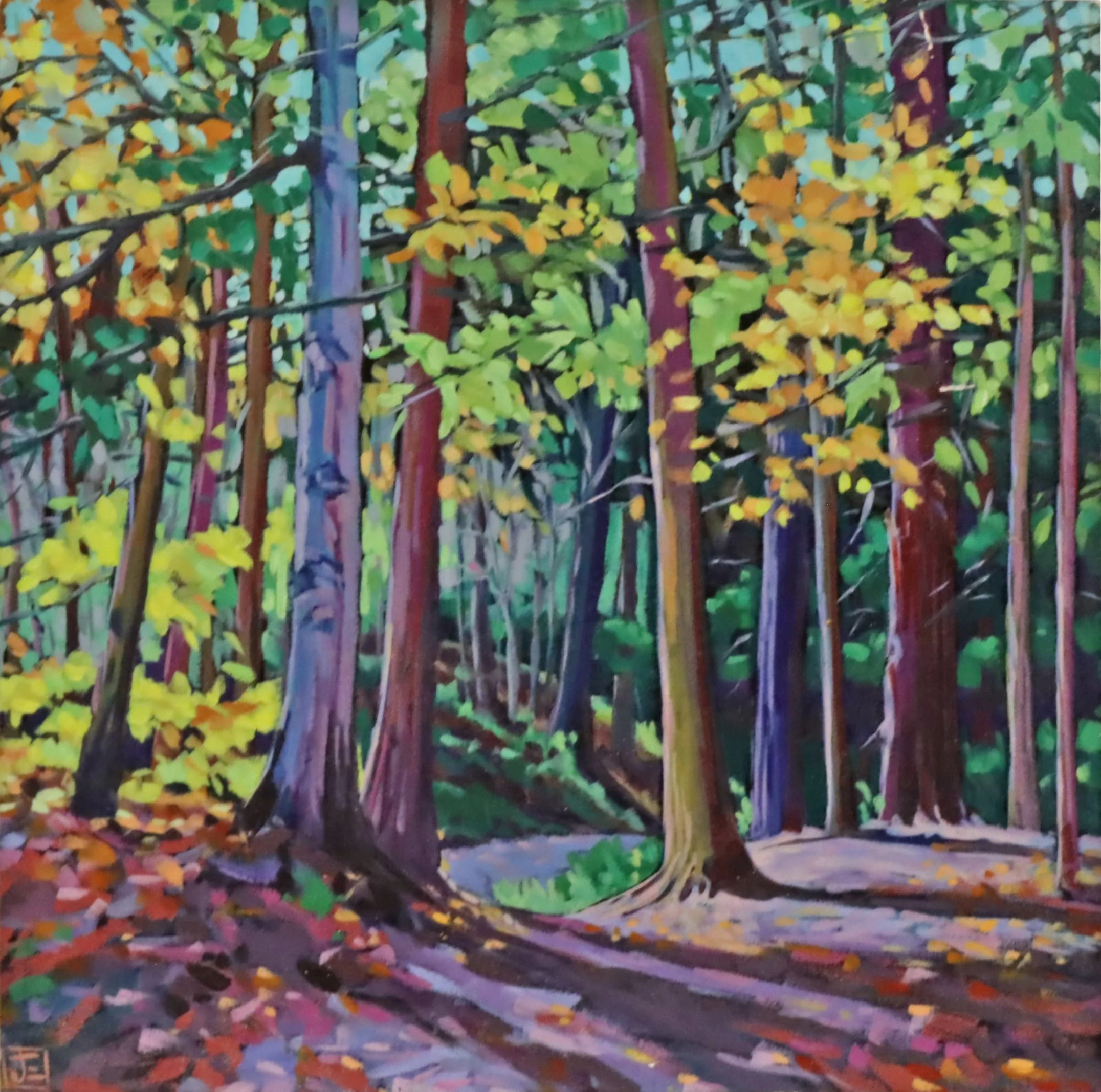 Jennifer Elliotson
Autumn in Dundas Valley, n.d.
print on board
8" x 8"
