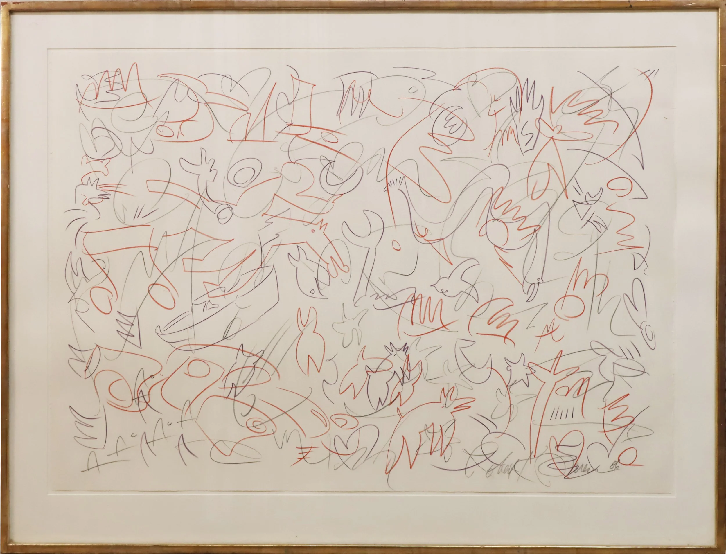 Robert Malinowski.
Untitled, 1986
pencil on paper
18" x 29"