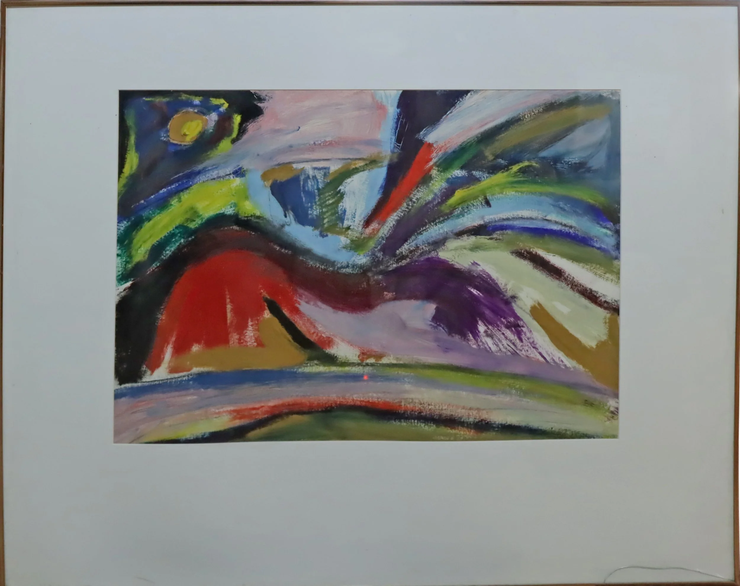 William Ronald.
Night Ferry, 1981
oil on paper
18" x 24"
