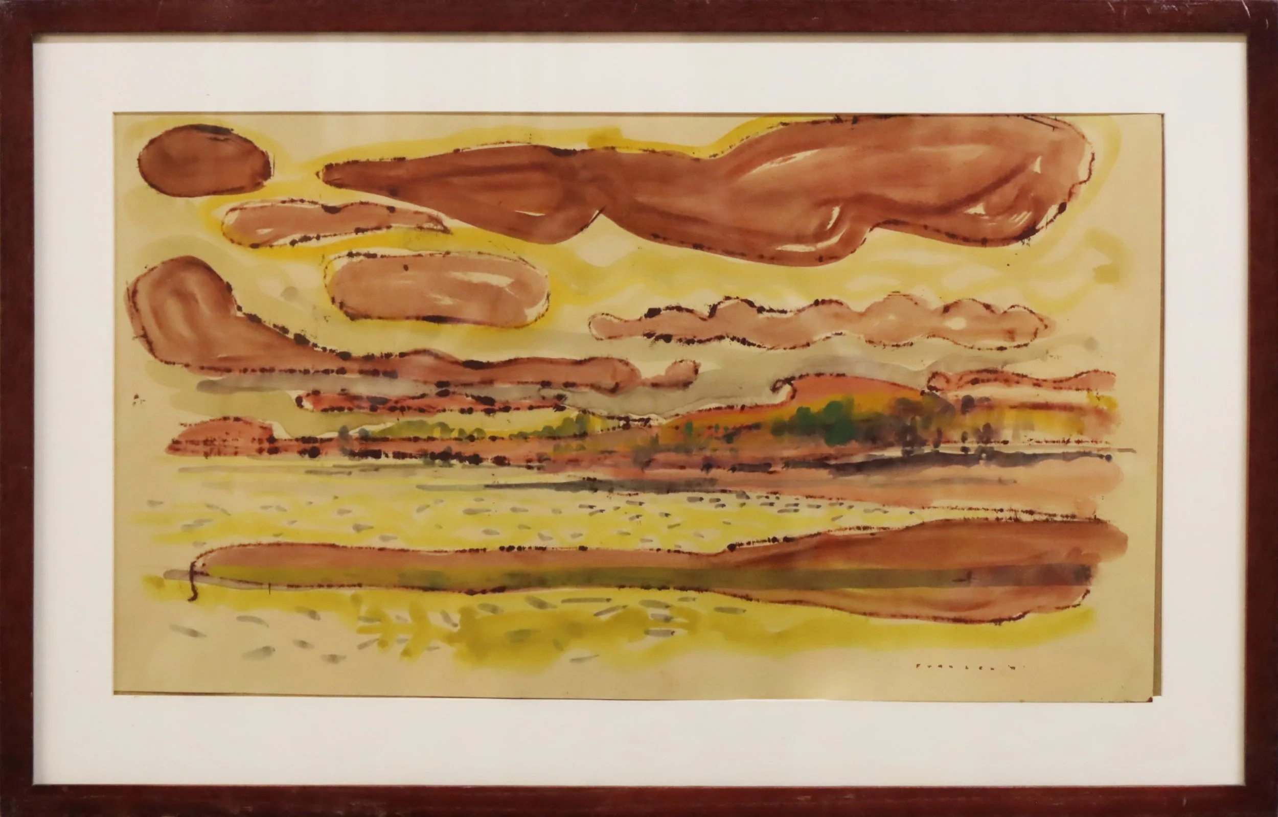 Fred Franzen.
Untitled, 1998
acrylic on paper
12.5" x 22"