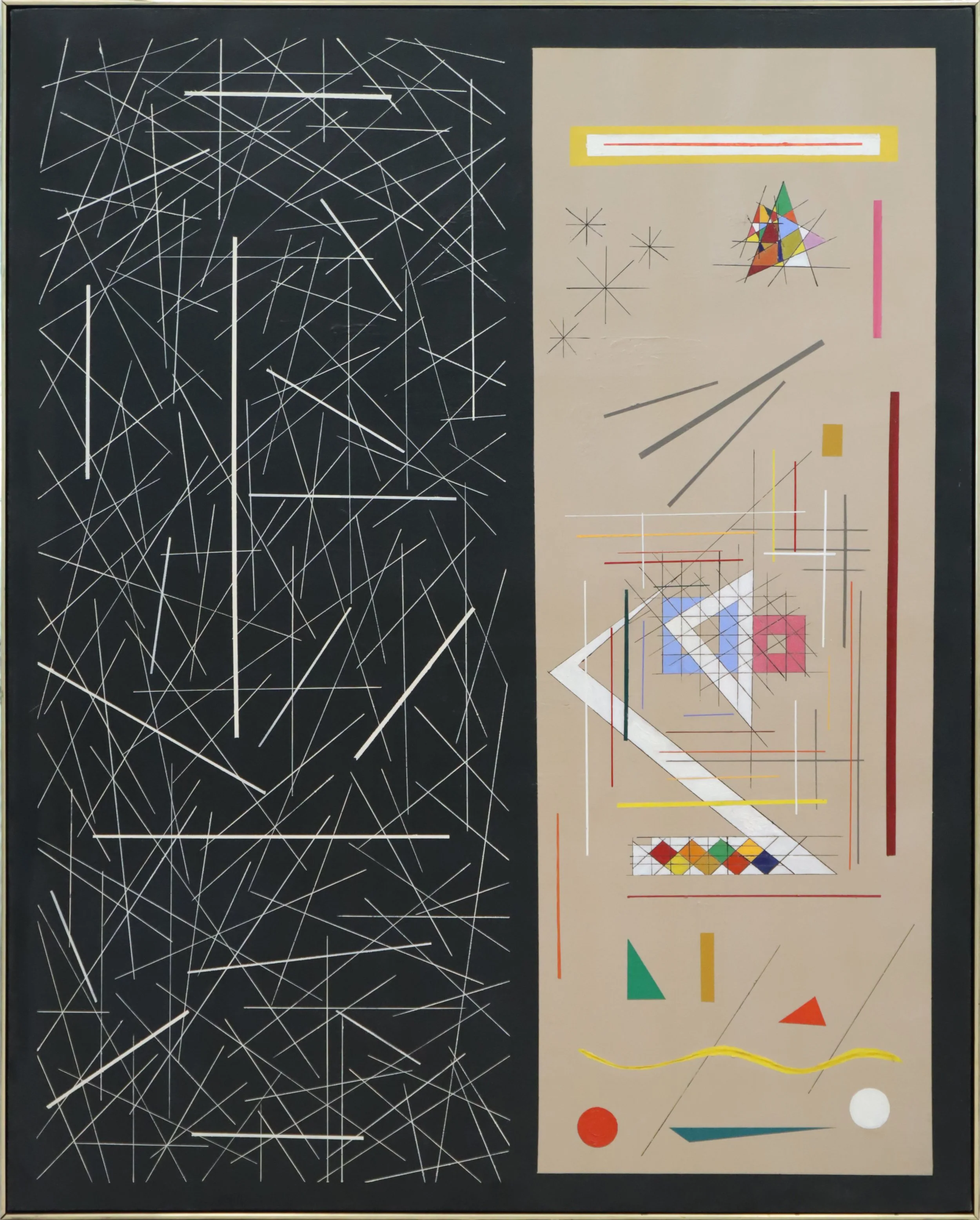 Allan Lorne Hecker.
Untitled, 2022
oil, latex, acrylic on canvas
60" x 48" 
$3,200