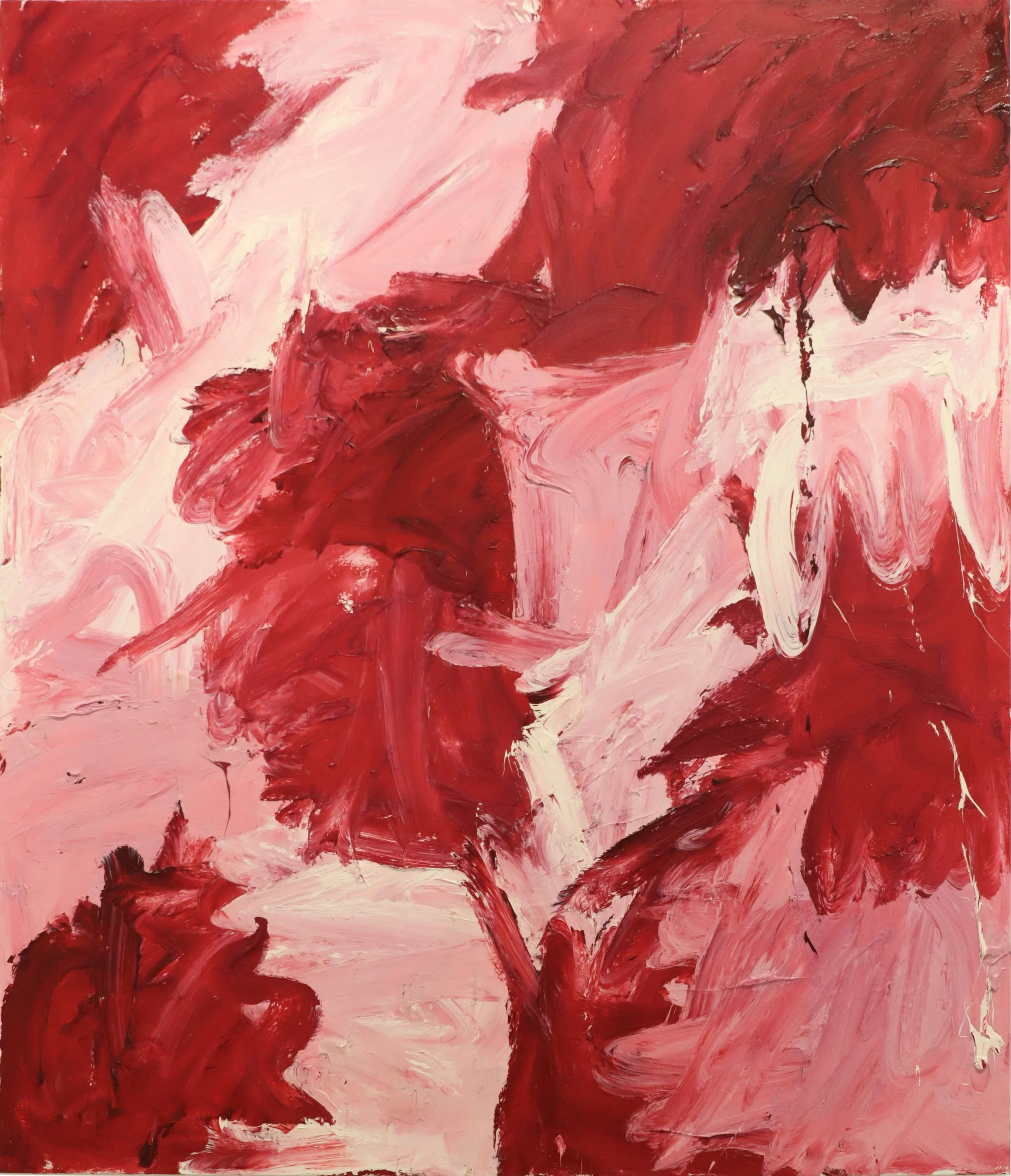 Ron Martin.
Plastic Painting #15, April 28-30, 1986 
acrylic on canvas 
96" x 72"
POR