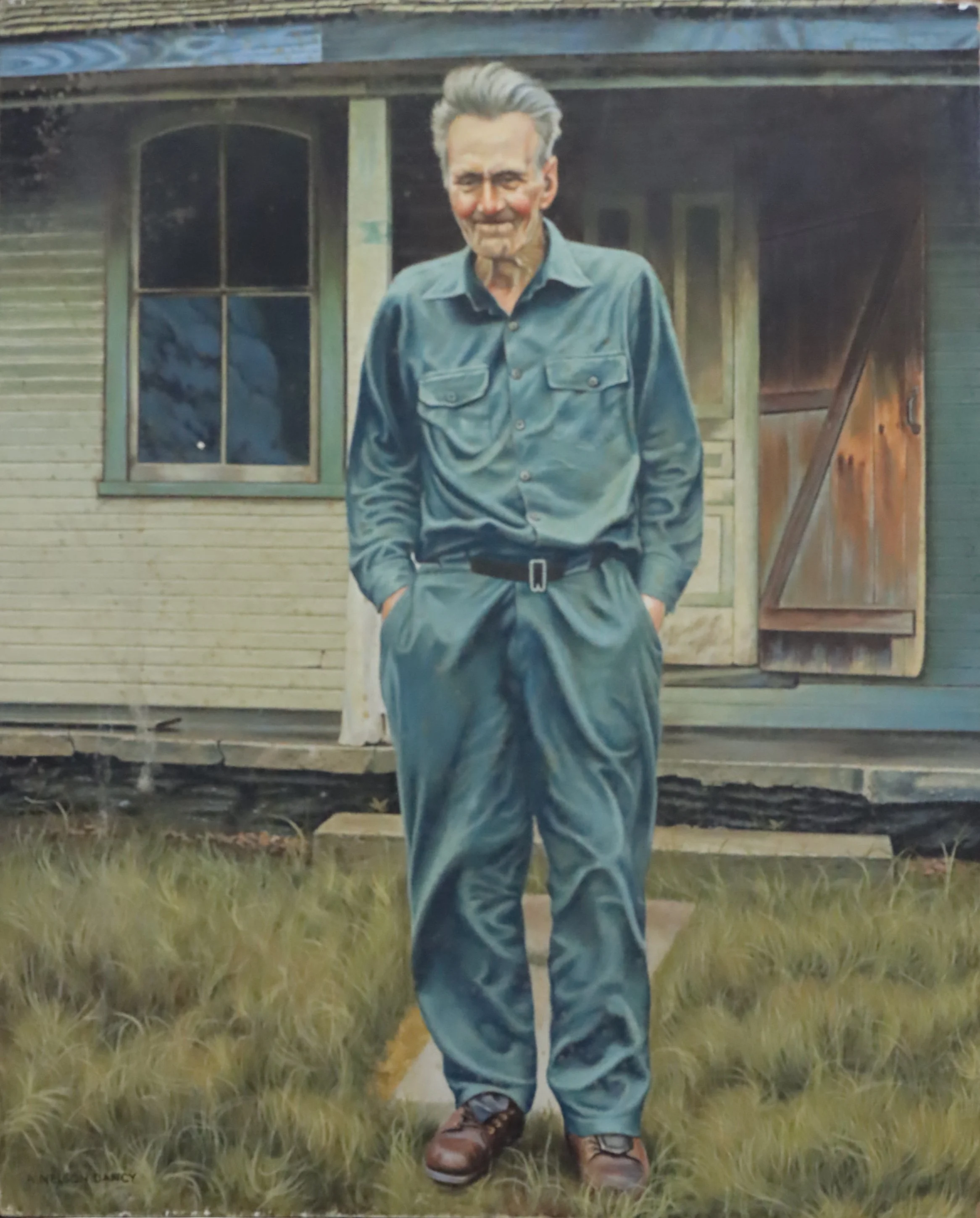 A. Nelson Dancy.
Untitled, n.d.
acrylic on board
18" x 24"