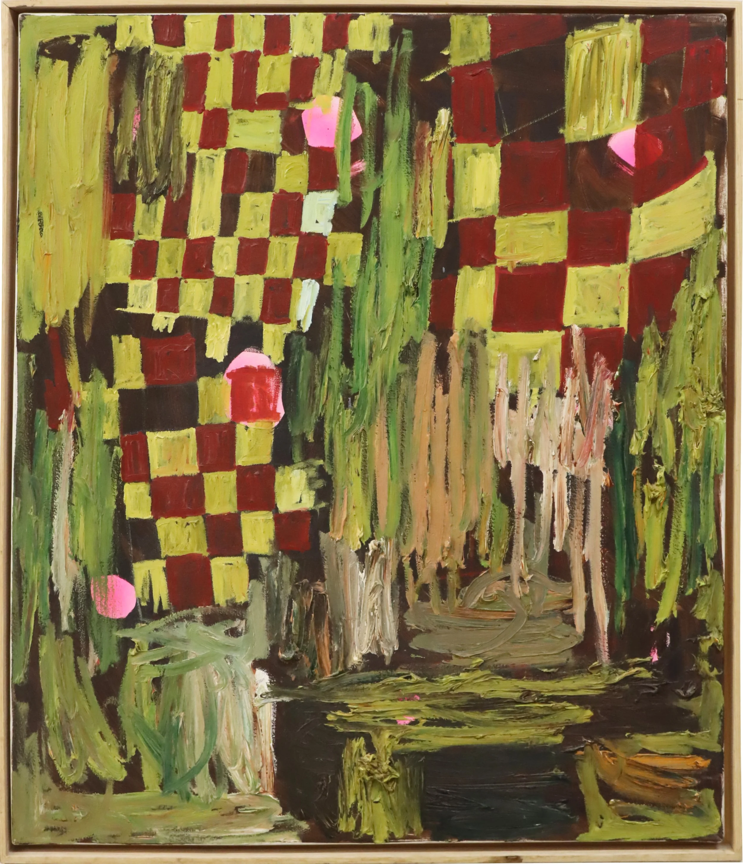 Kim Dornland.
Untitled, n.d.
acrylic on canvas
36" x 49"