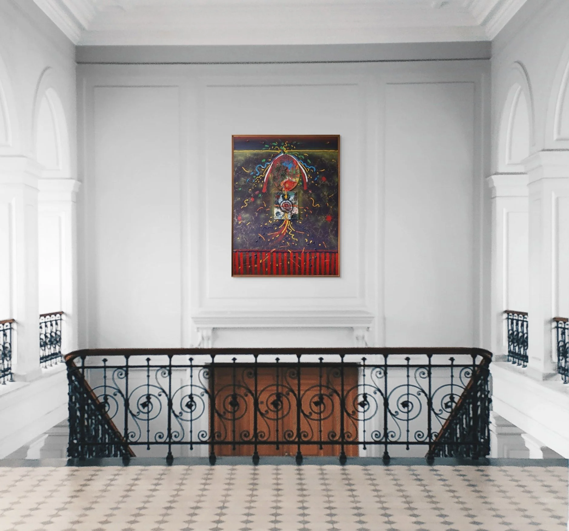 Canadian Artist Alex Cameron's oil painting on board from 1996