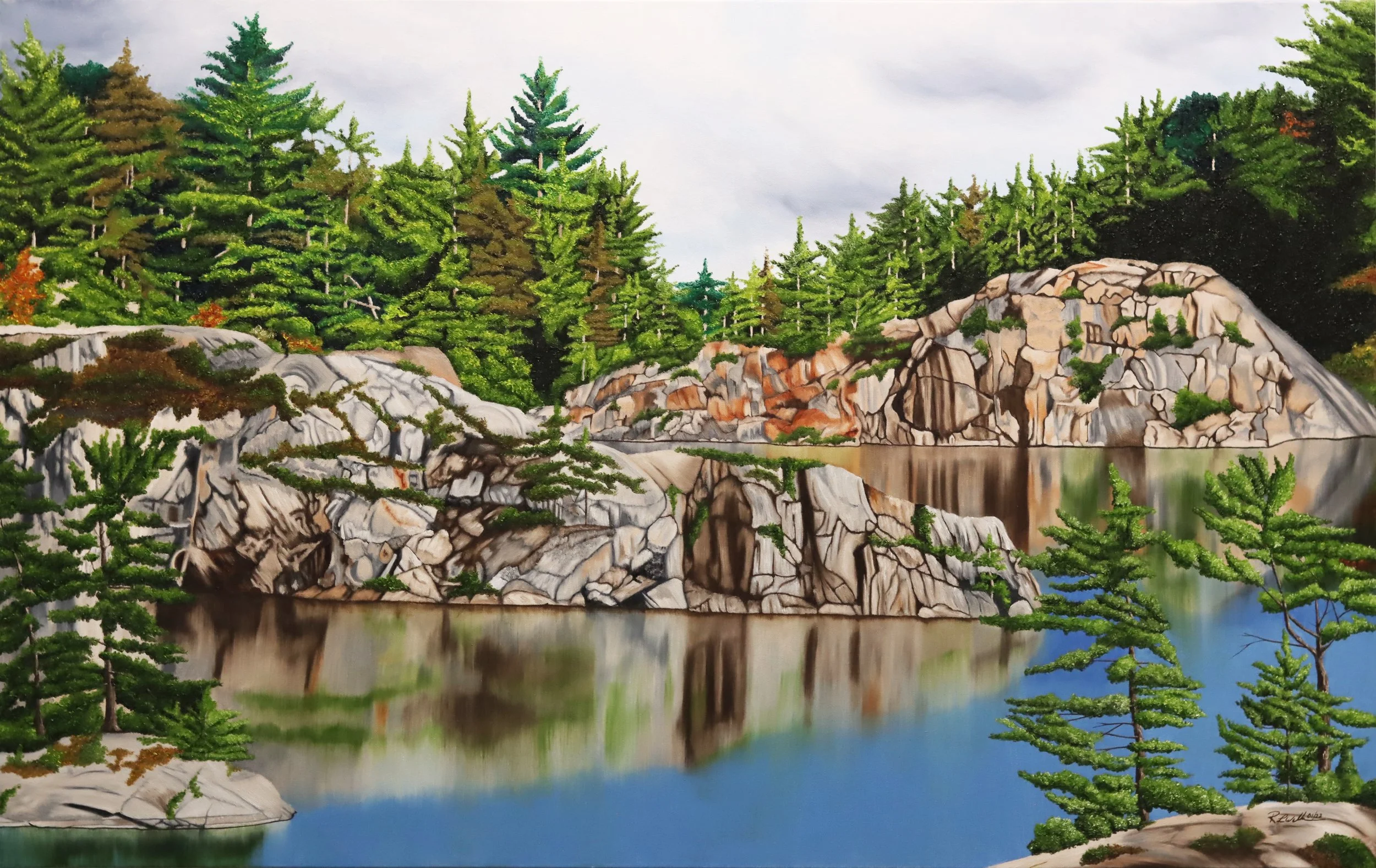 Ron Wilkie.
Calm Before the Storm, 2023
oil on canvas
48" x 30"
$4,300