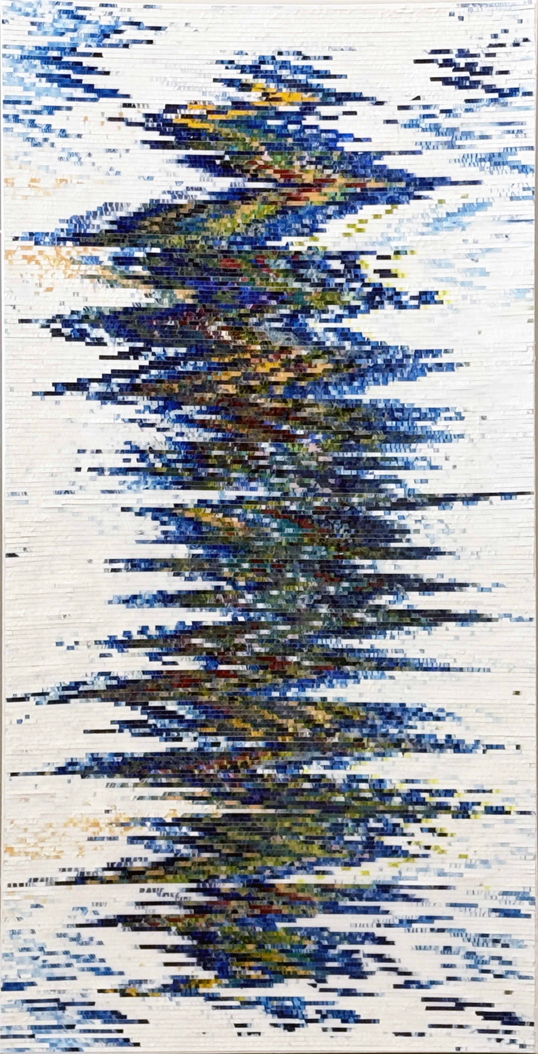Brad Eyre.
Wake Construction, 2024
acrylic, styrene, resin on canvas
24" x 48"
$2,000