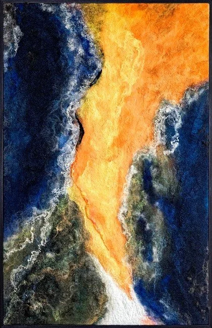 Svetlana Turov.
Hwaii. Mesmerizing Lava, 2020
fiber
35" x 42" 
$4,500