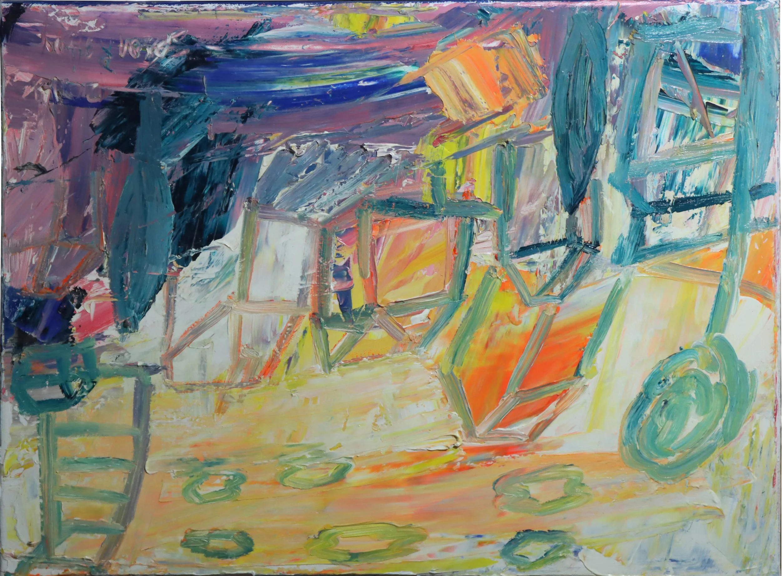 Nada Cesar-Raffay.
October #4, 2014
acrylic on canvas
18" x 24"