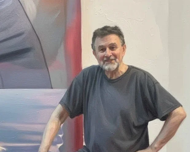 Artistic rendering of Canadian Abstract artist Joseph Drapell