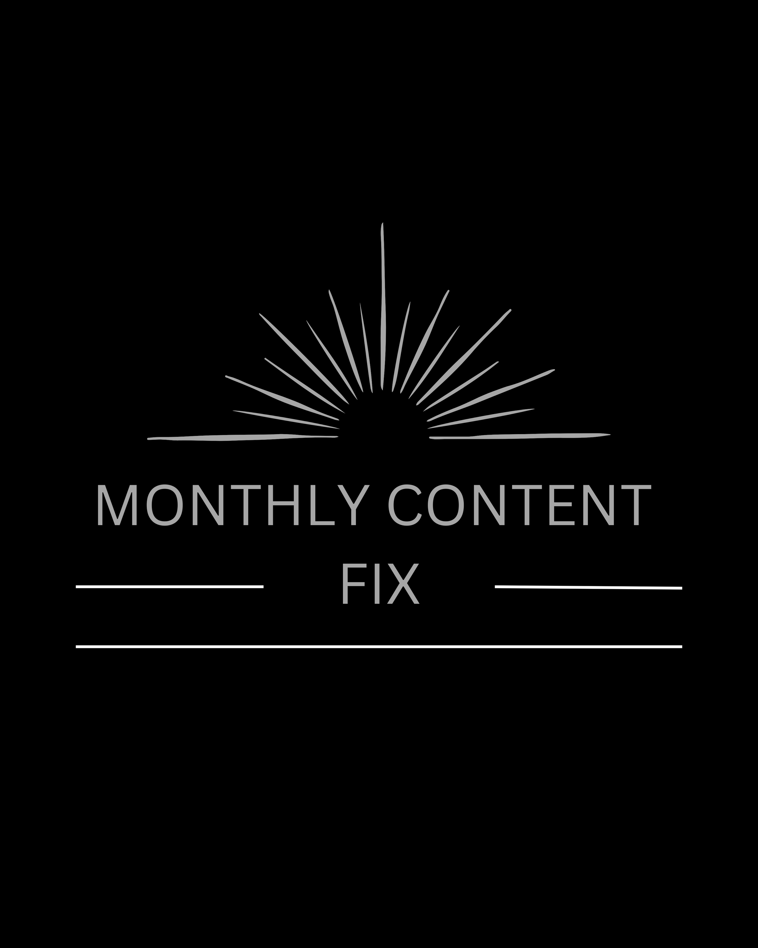 Monthly Content Fix