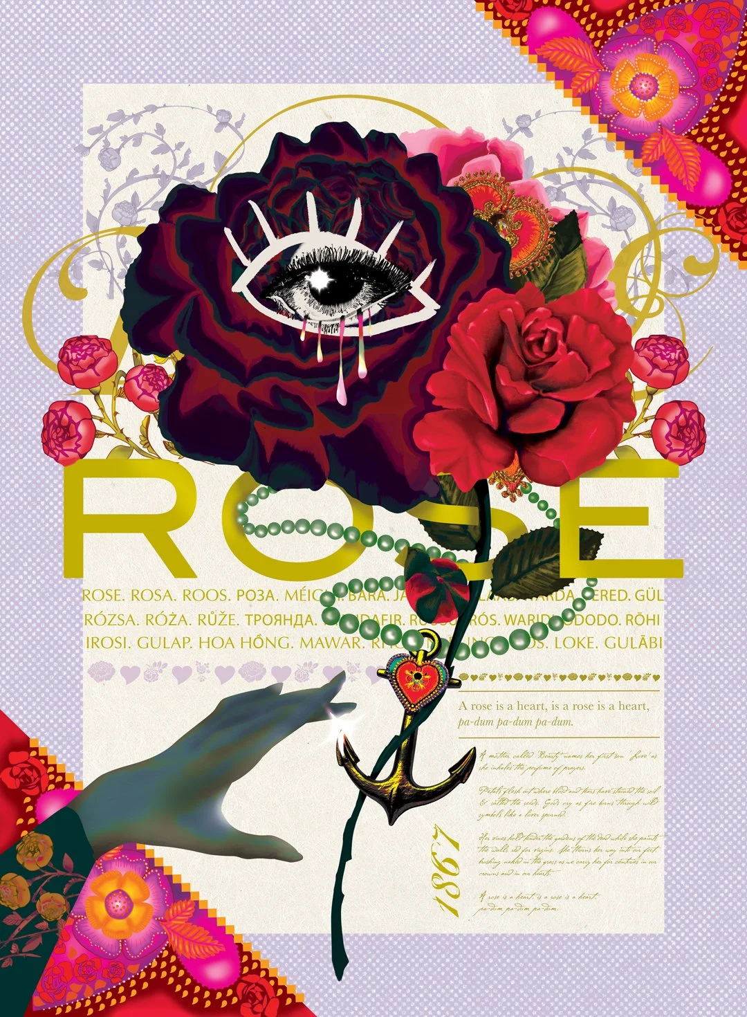 Personal Work - Rose Poster for The Lotus Eater
