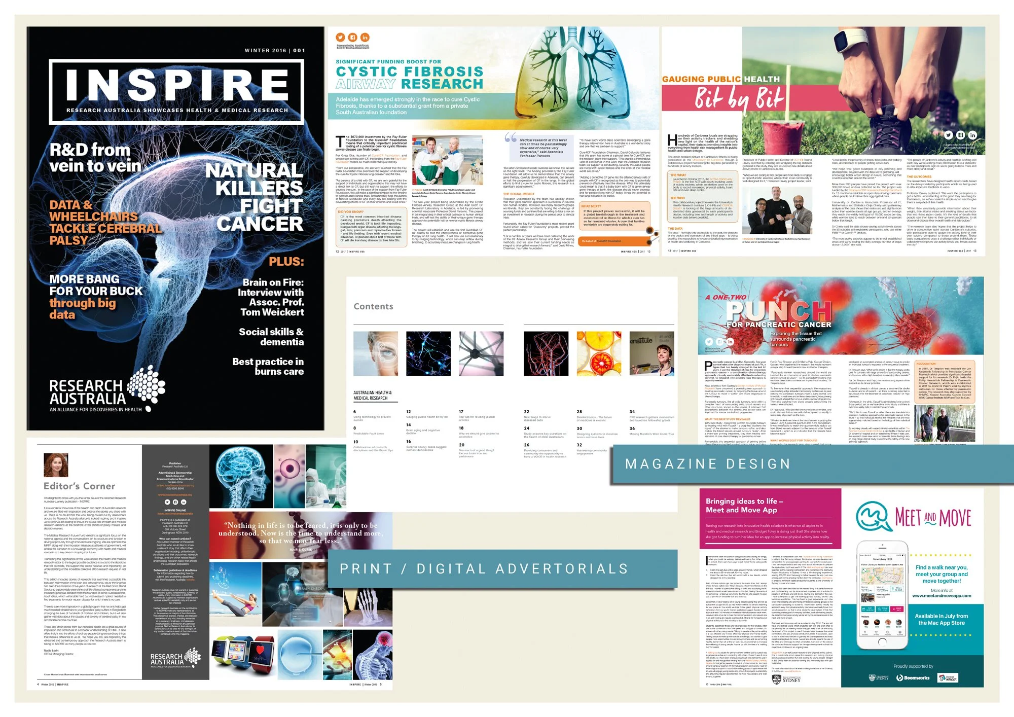 Inspire Magazine - Magazine layout