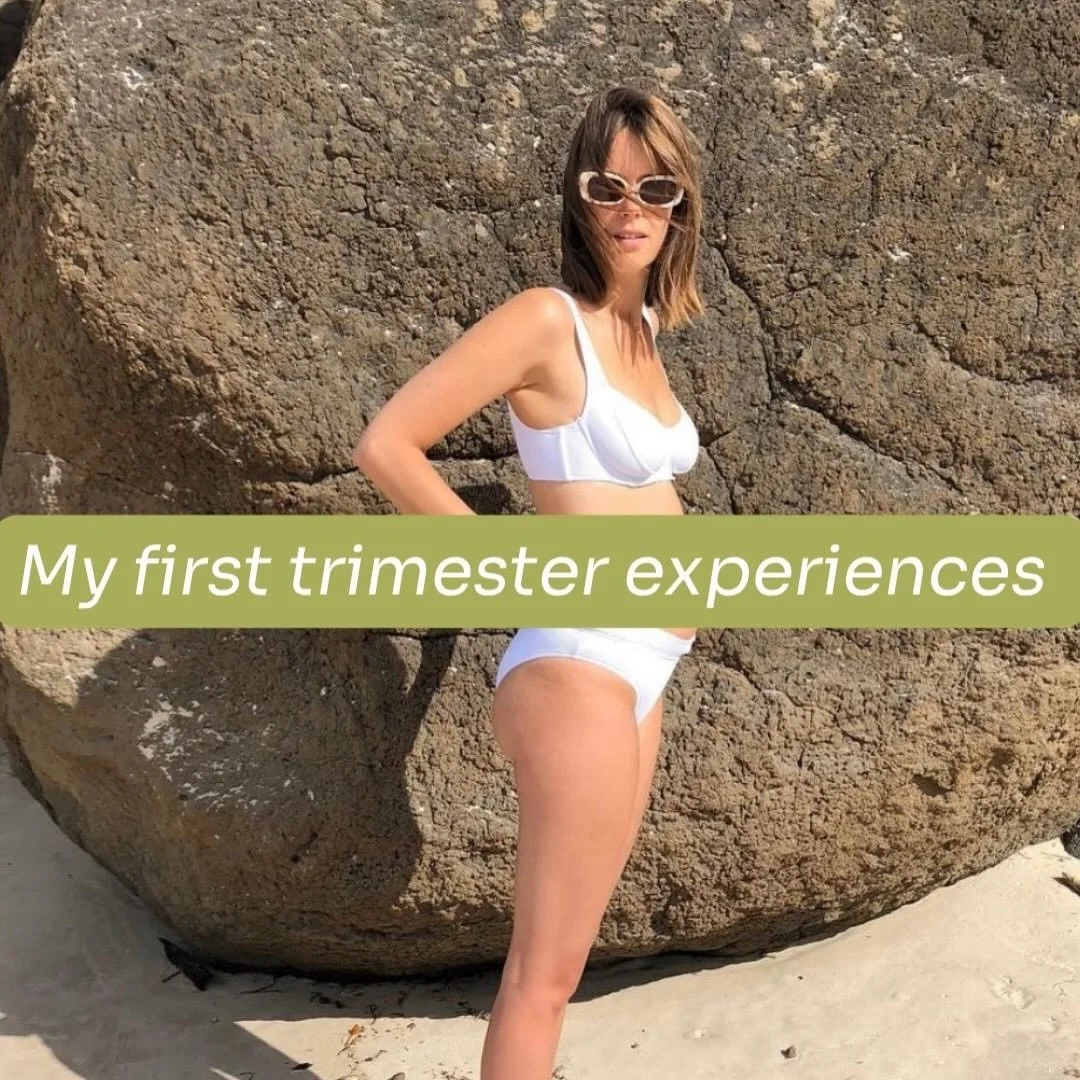 The real unfiltered versions of the first trimester 💛