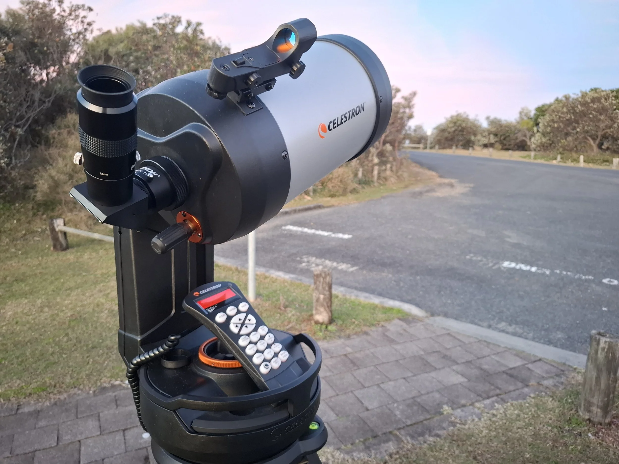 My current telescope :Celestron C6 NexStar Evolution, used on the Starry Night Tours in Emerald Beach