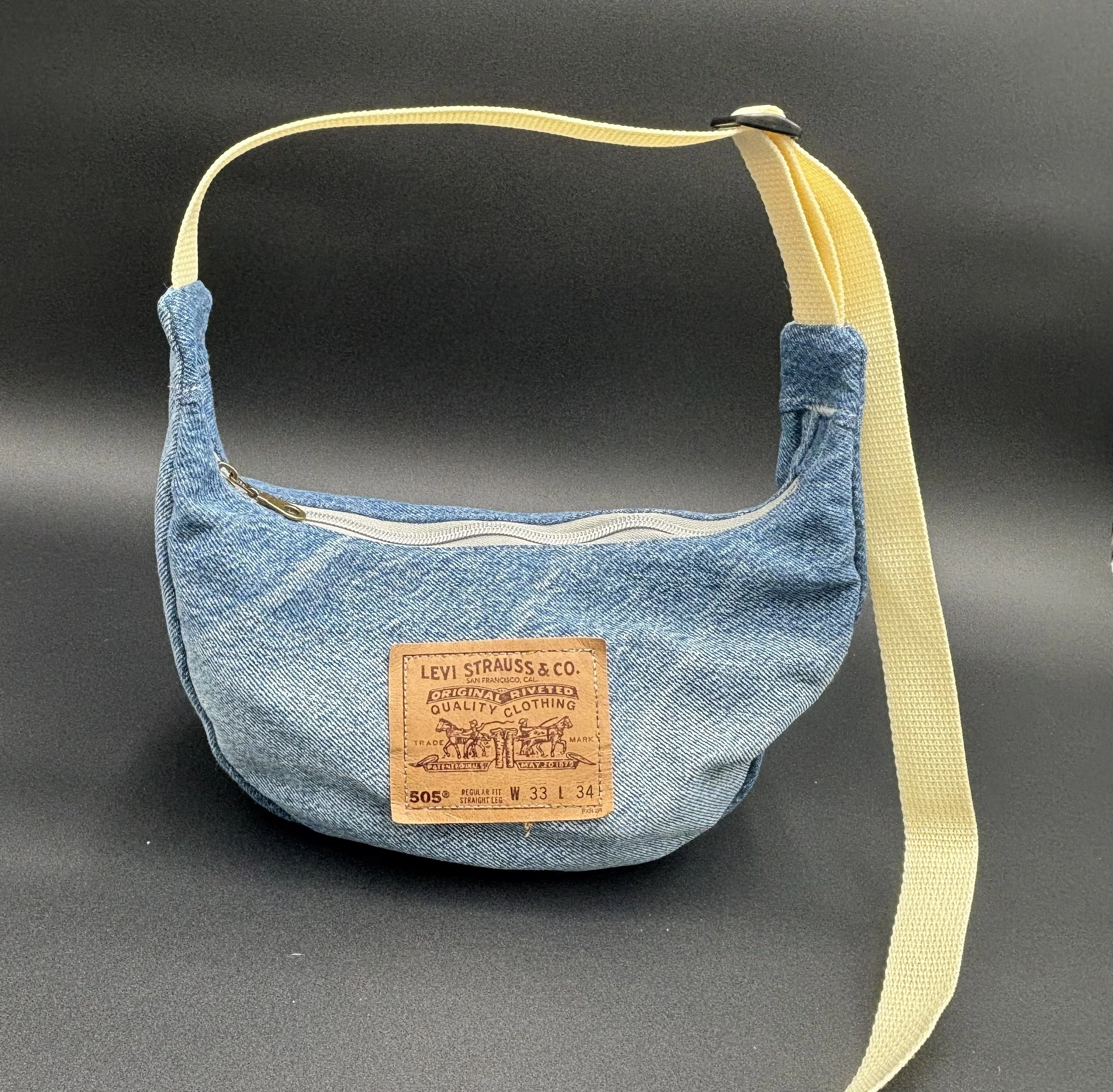 Levi’s Tag Denim Crescent Bag