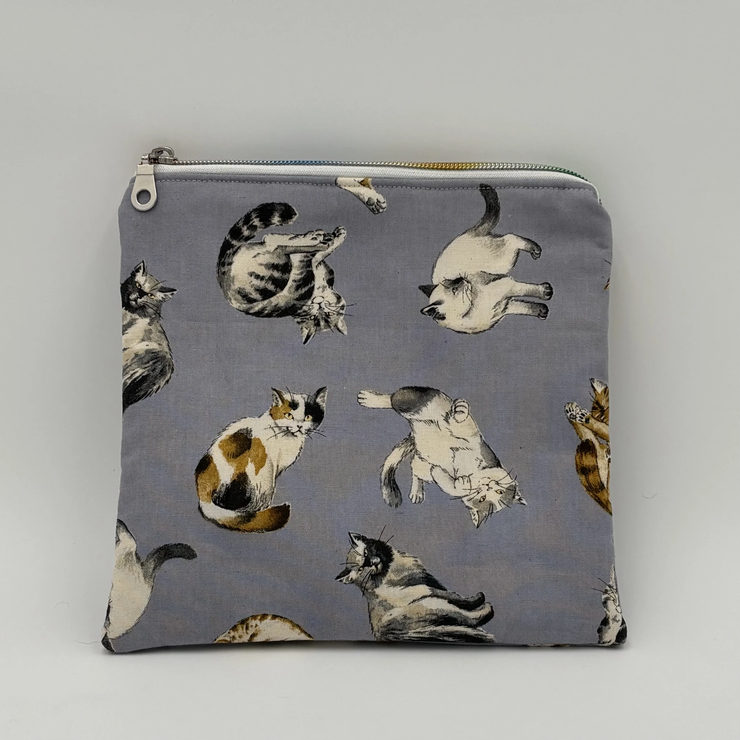 Playful Kitties Flat Pouch