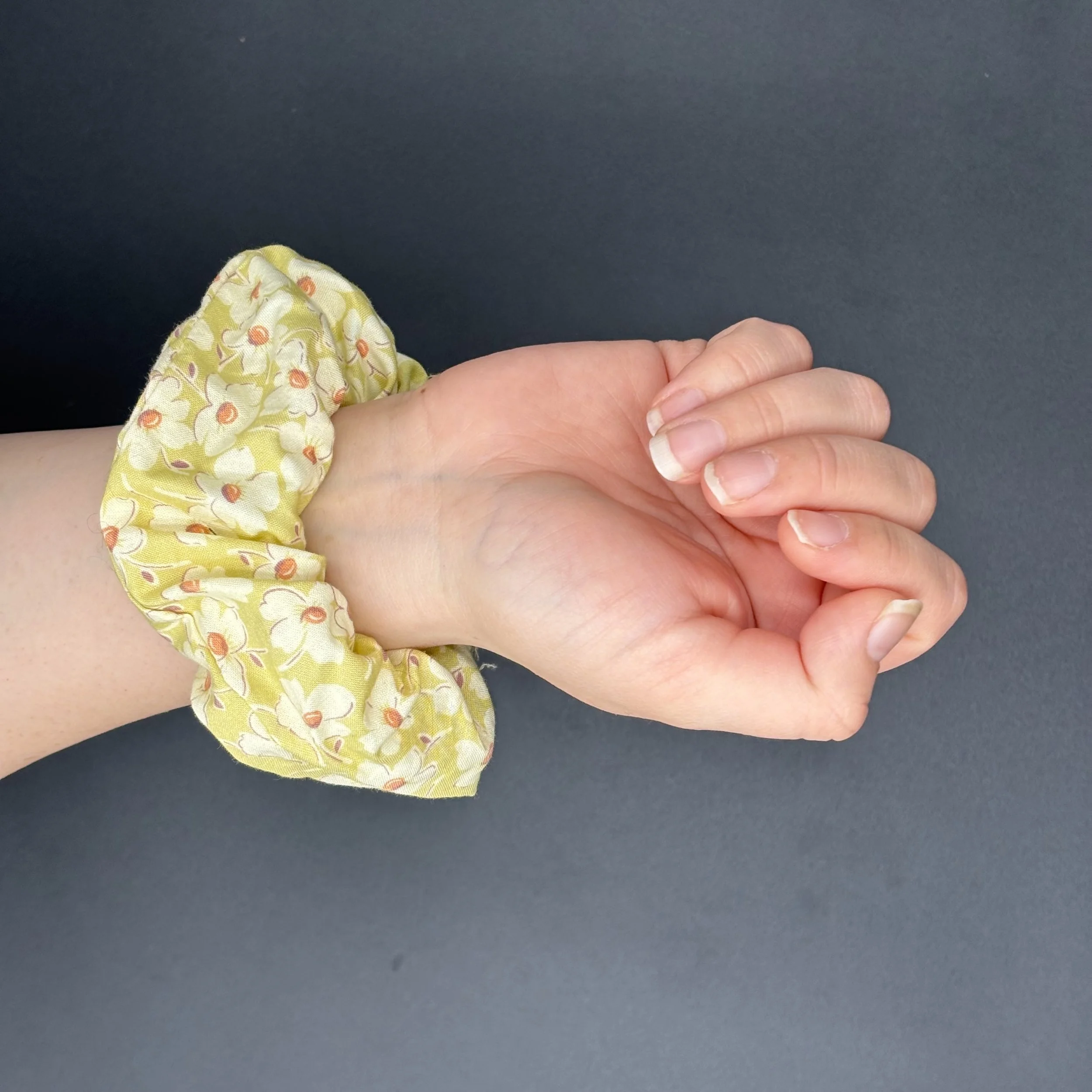 Spring Green Scrunchie