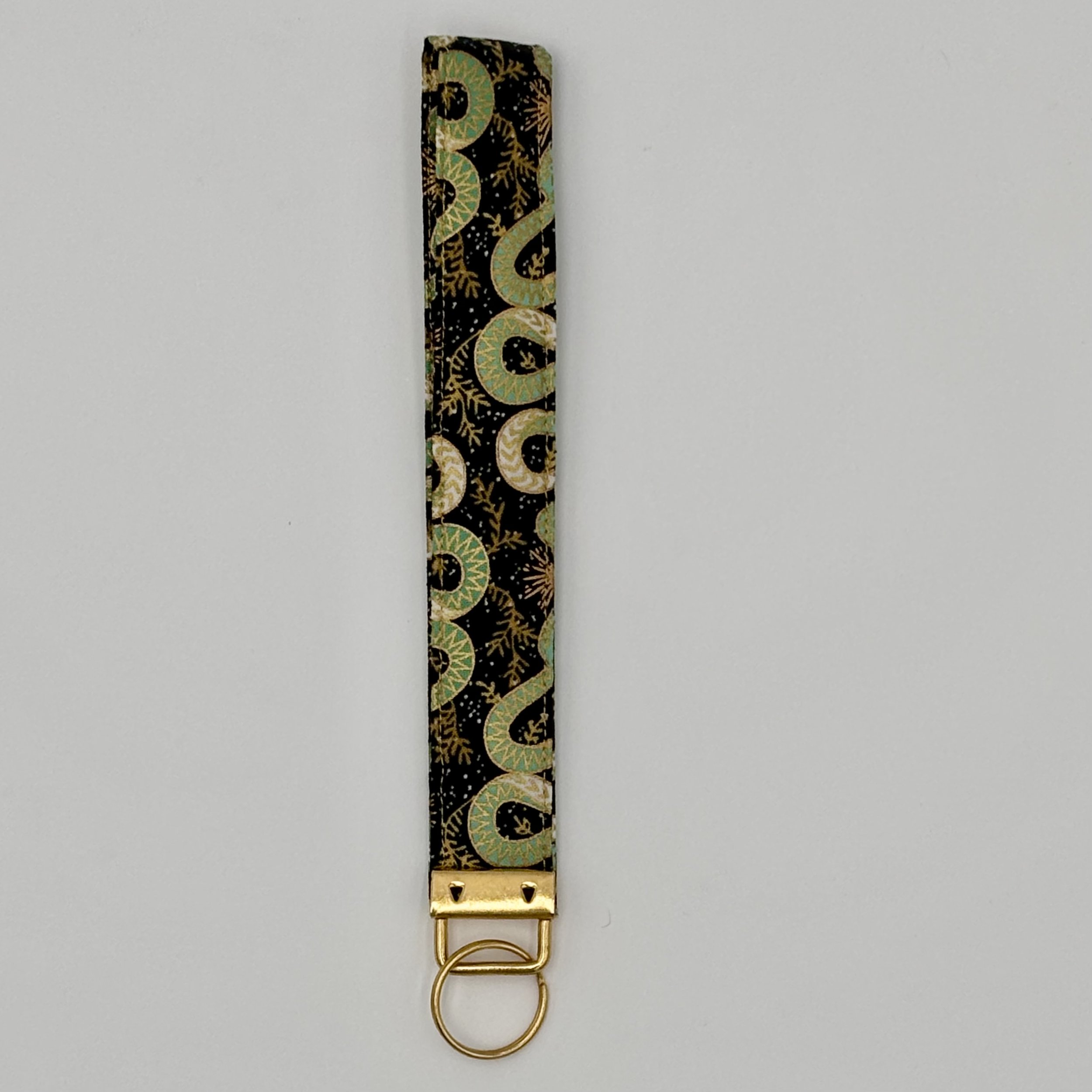 Golden Snakes Wristlet